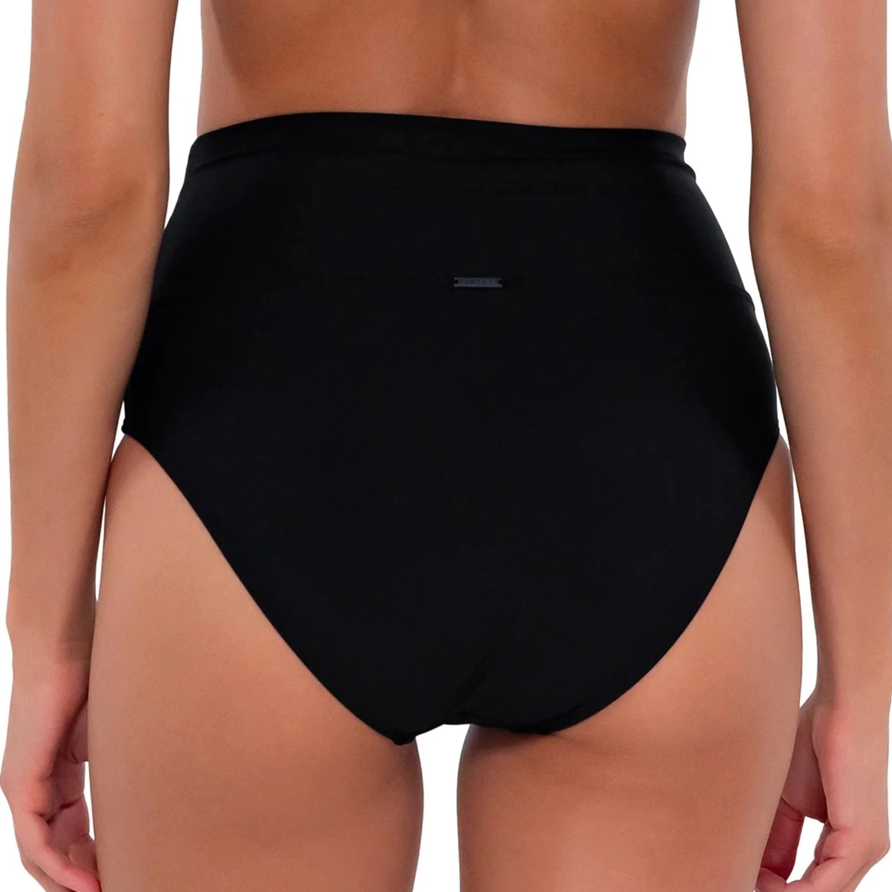 Sunsets Hannah High Waist Bikini Bottom 33B Black Back