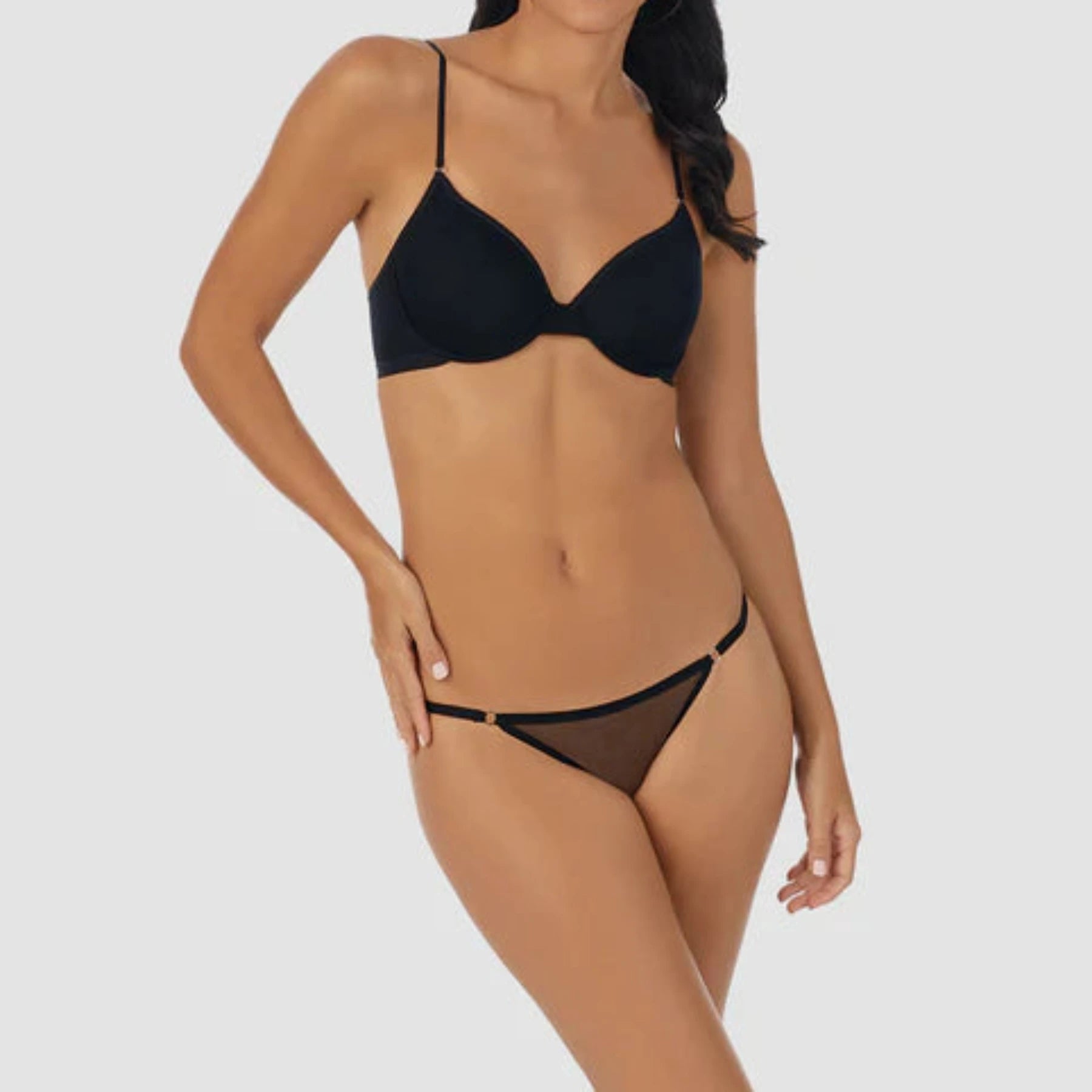 OnGossamer Next To Nothing Micro T-Shirt Bra G4170 - Black