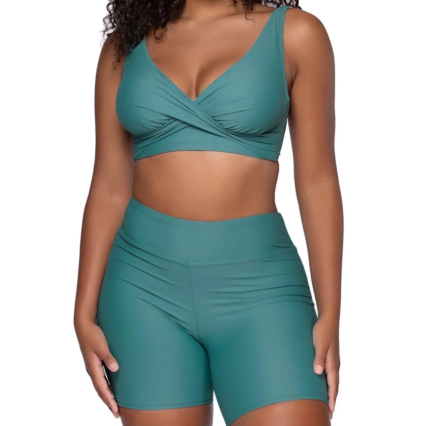 Sunsets Bayside Bike Short 924B Ocean Set