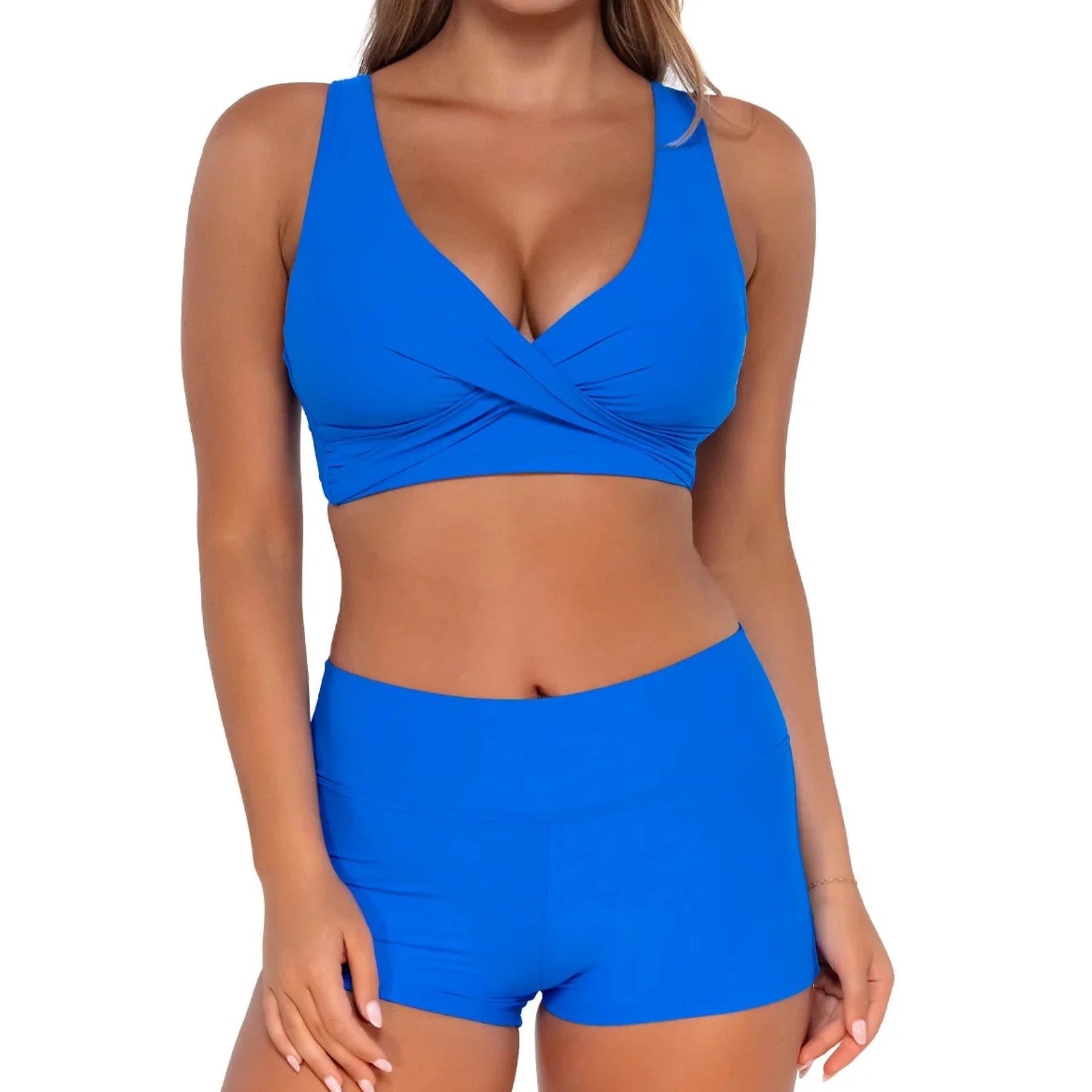Sunsets Kinsley Swim Short 432B Electric Blue Set