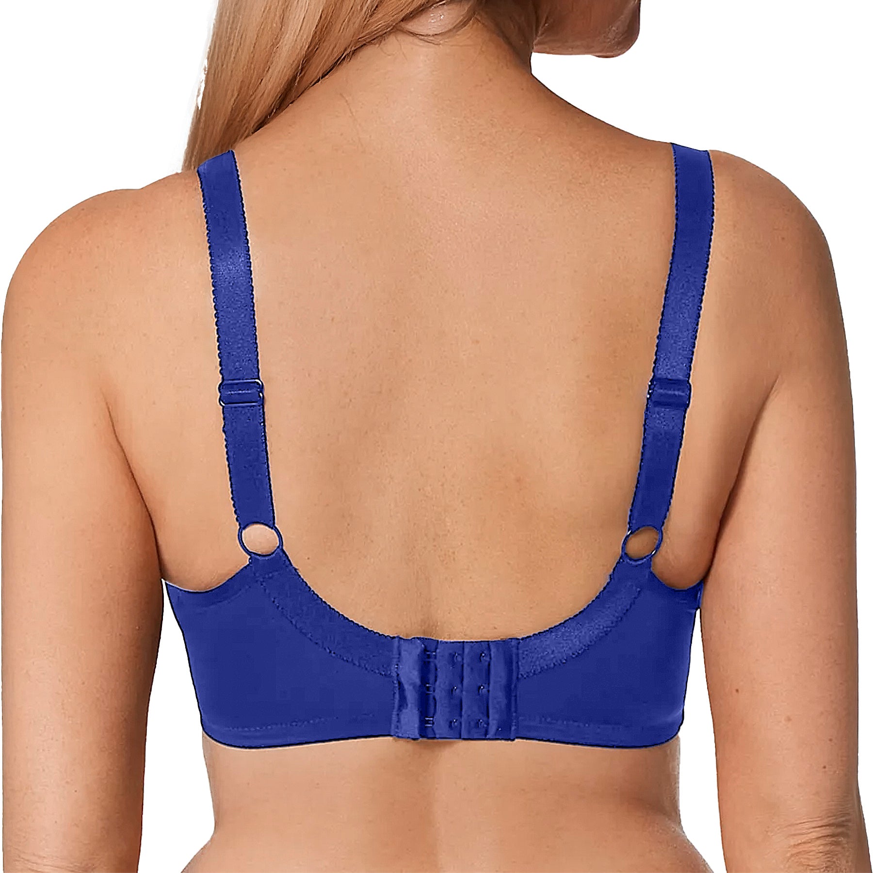 Fit Fully Yours Alexa See-Thru Bra B2151 Blue Azure Back