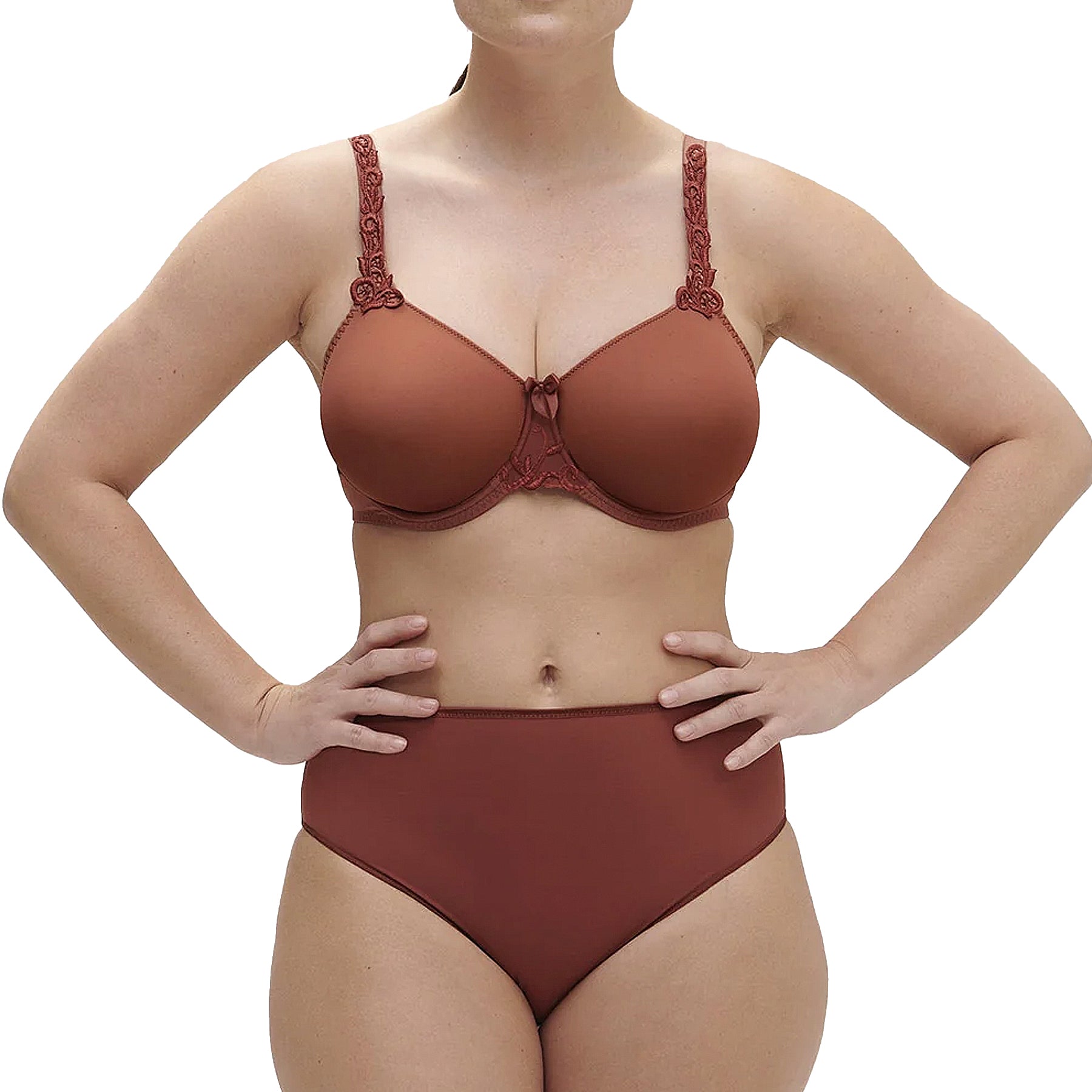 Simone Perele Andora Minimizer Bra 131382 Canyon Brown Set
