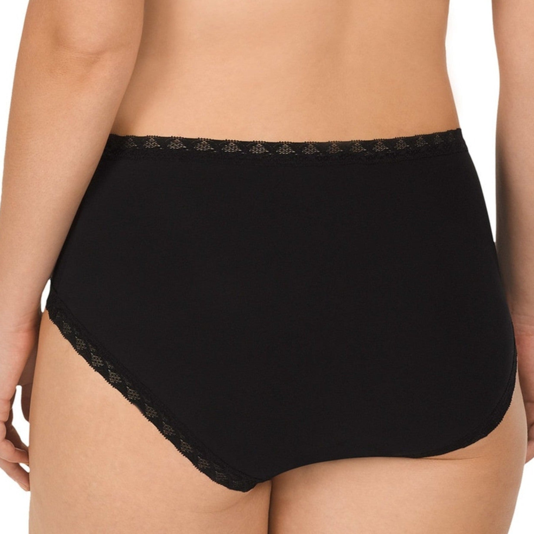 Natori Bliss Cotton Full Brief Panty 755058 - Black