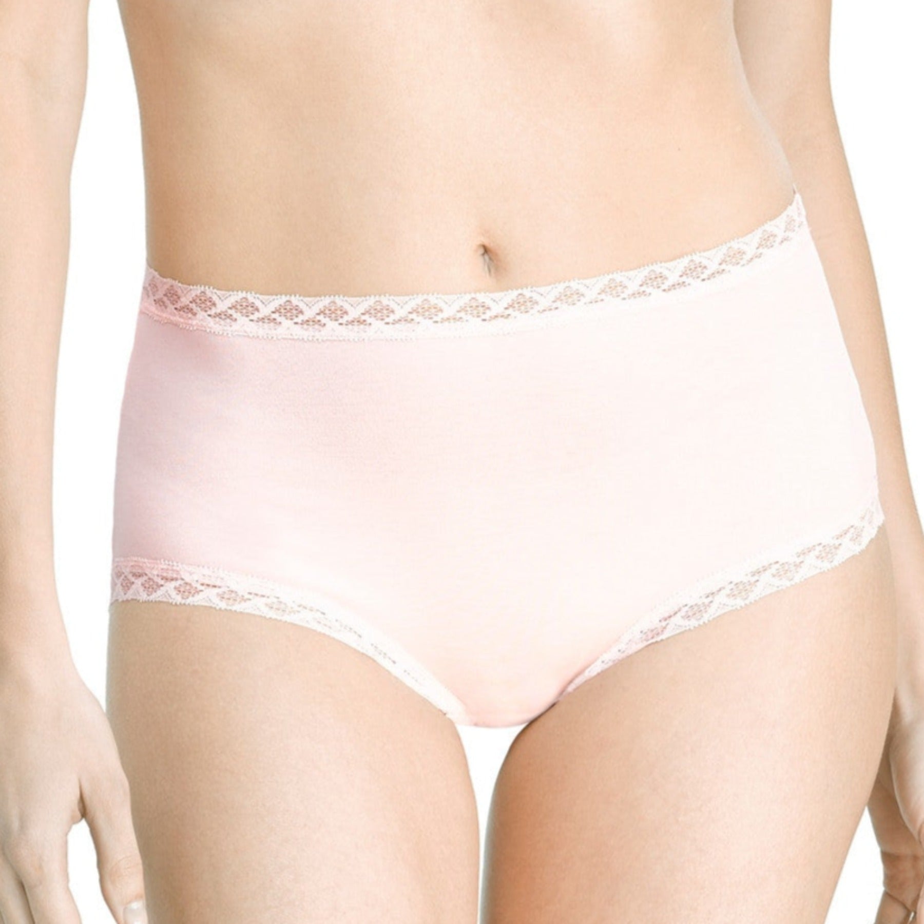 Natori Bliss Cotton Full Brief Panty 755058 - Blushing Pink