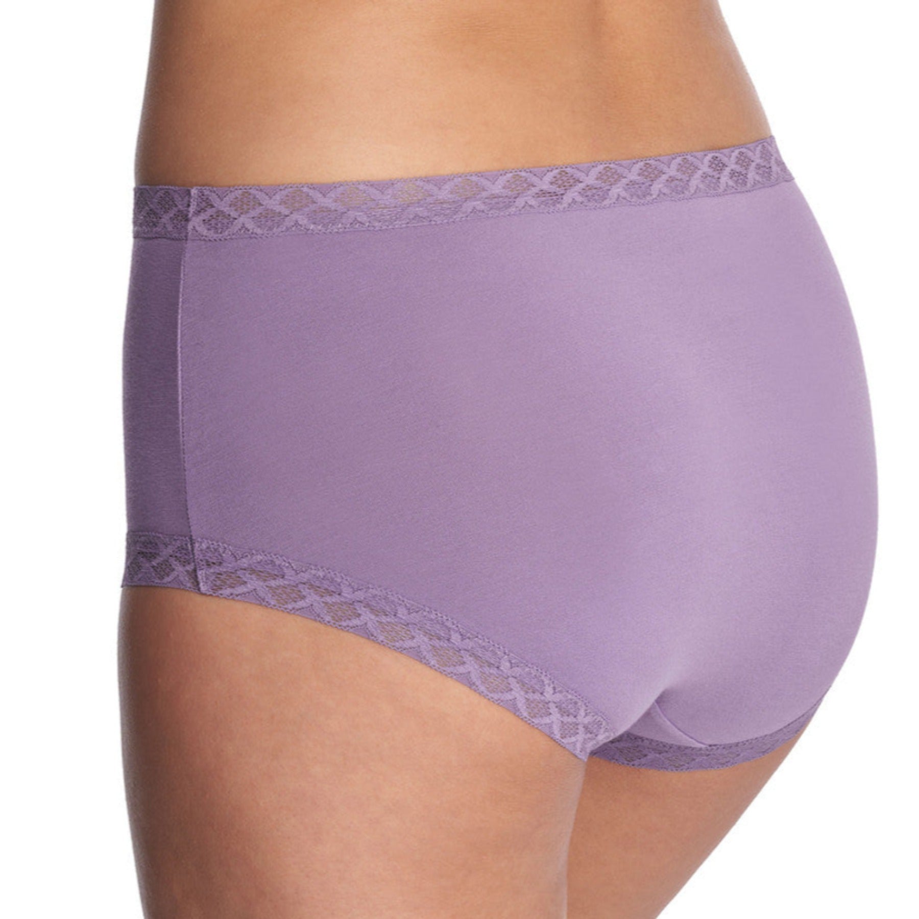 Natori Bliss Cotton Full Brief Panty 755058 - Purple Haze