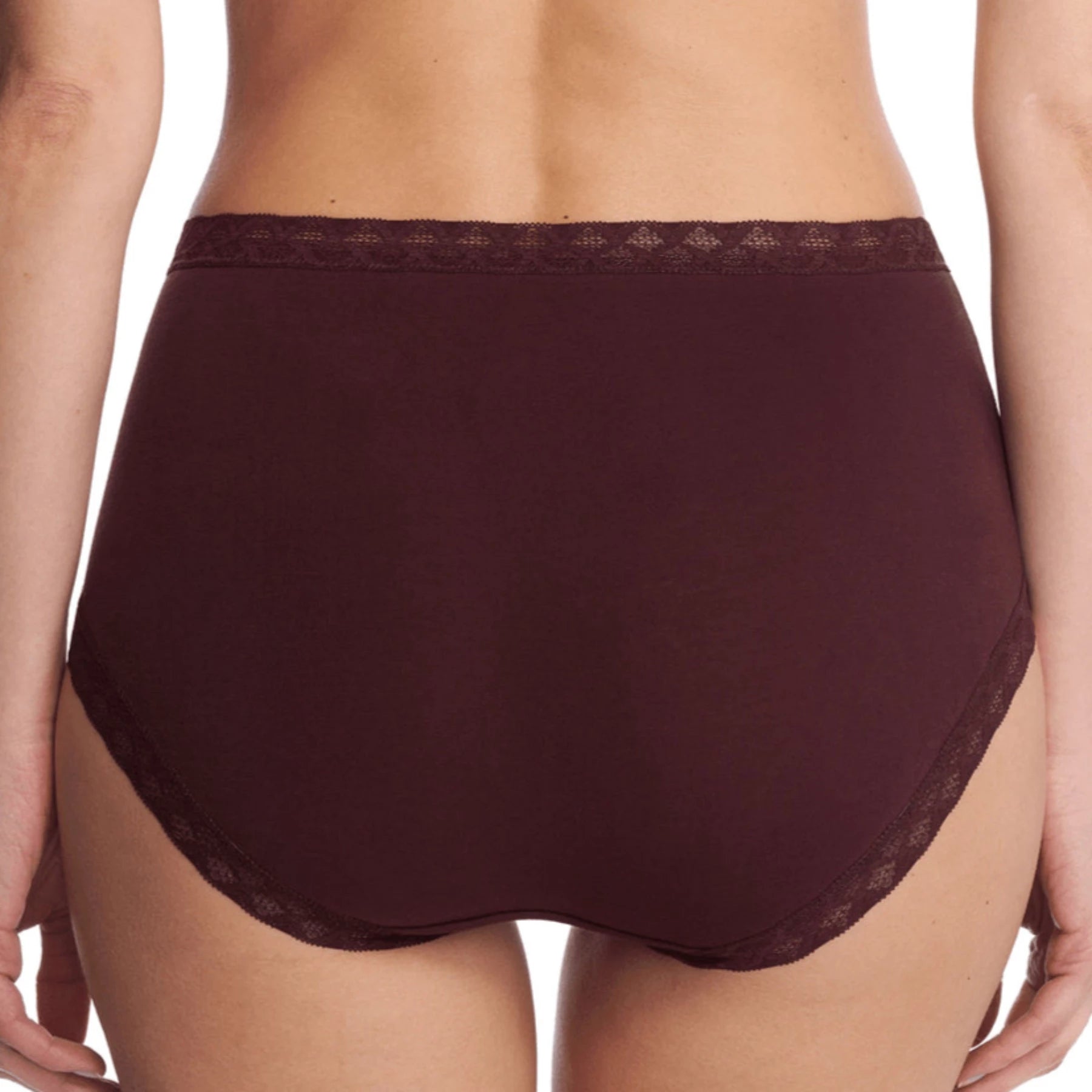 Natori Bliss Cotton Full Brief Panty 755058 - Vino