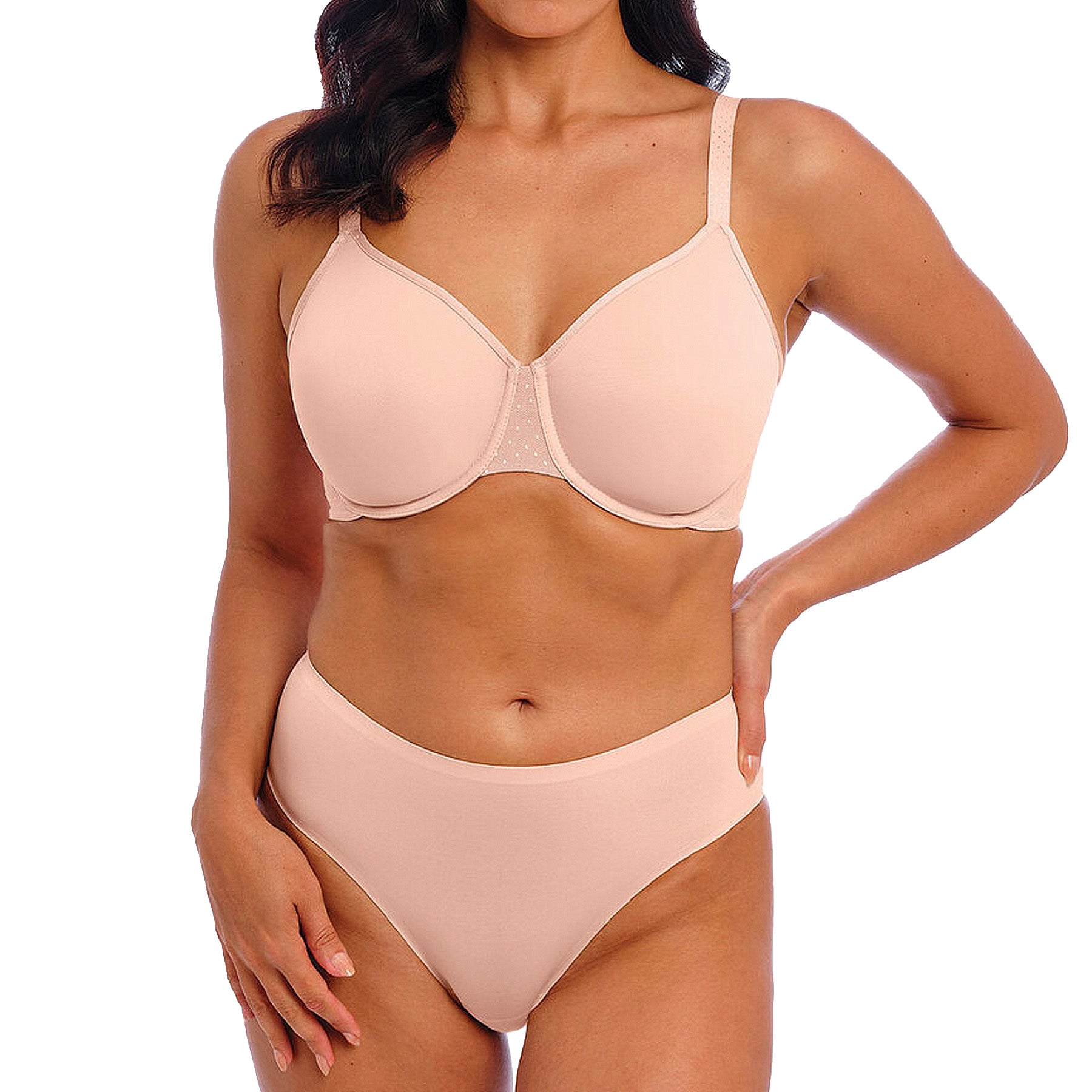 Wacoal Back Appeal Minimizer Bra 857303 Rose Dust Set