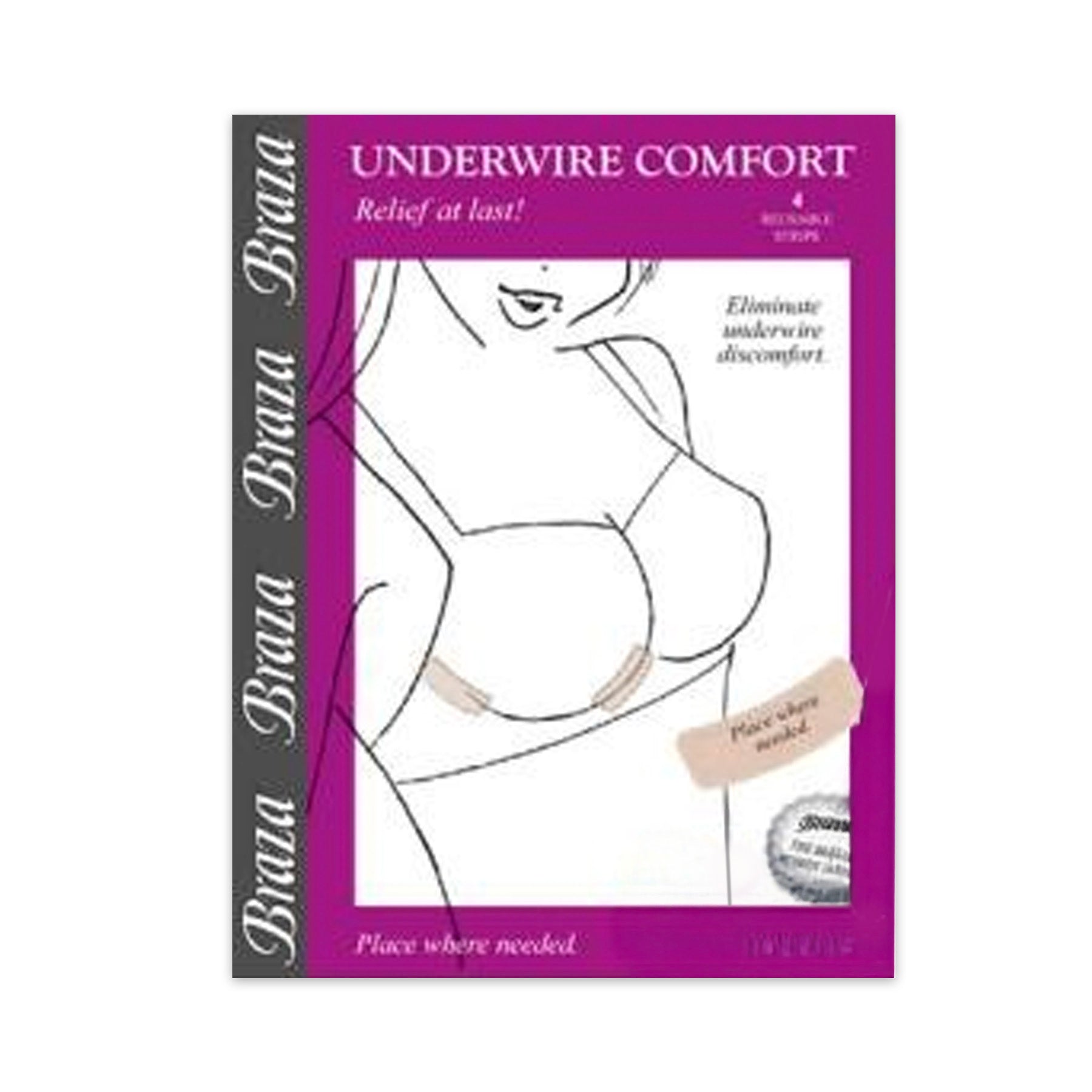 Braza BRZ-4110 Underwire Comfort Cushions Nude Packaging