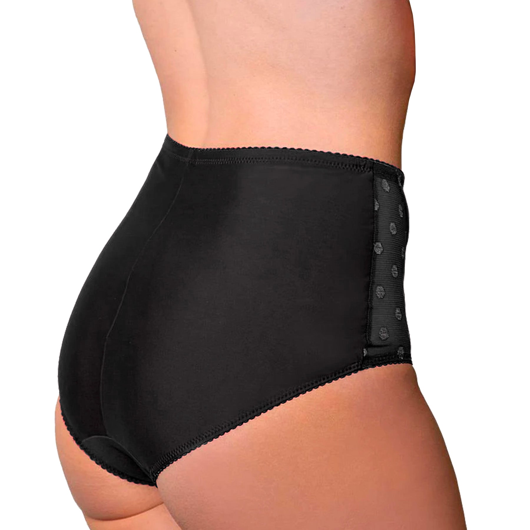 Fit Fully Yours Carmen Polka Dot Brief U2493 Black Rear View