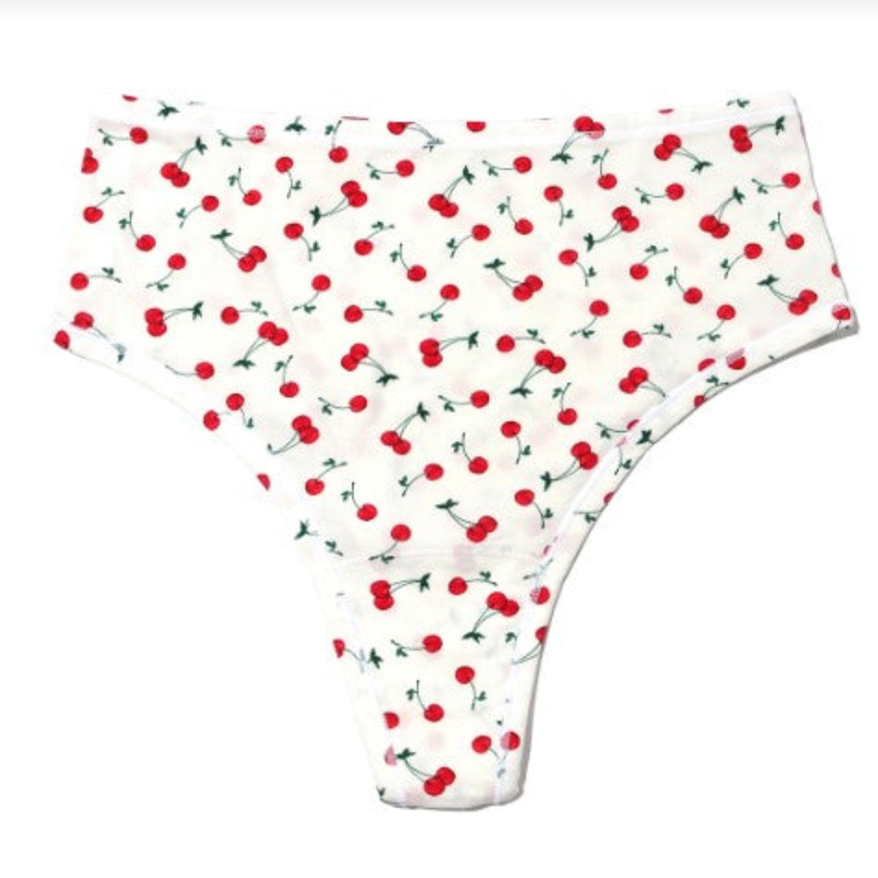 Hanky Panky Printed PlayStretch Hi Rise Thong PR721924 - Cherry On Top