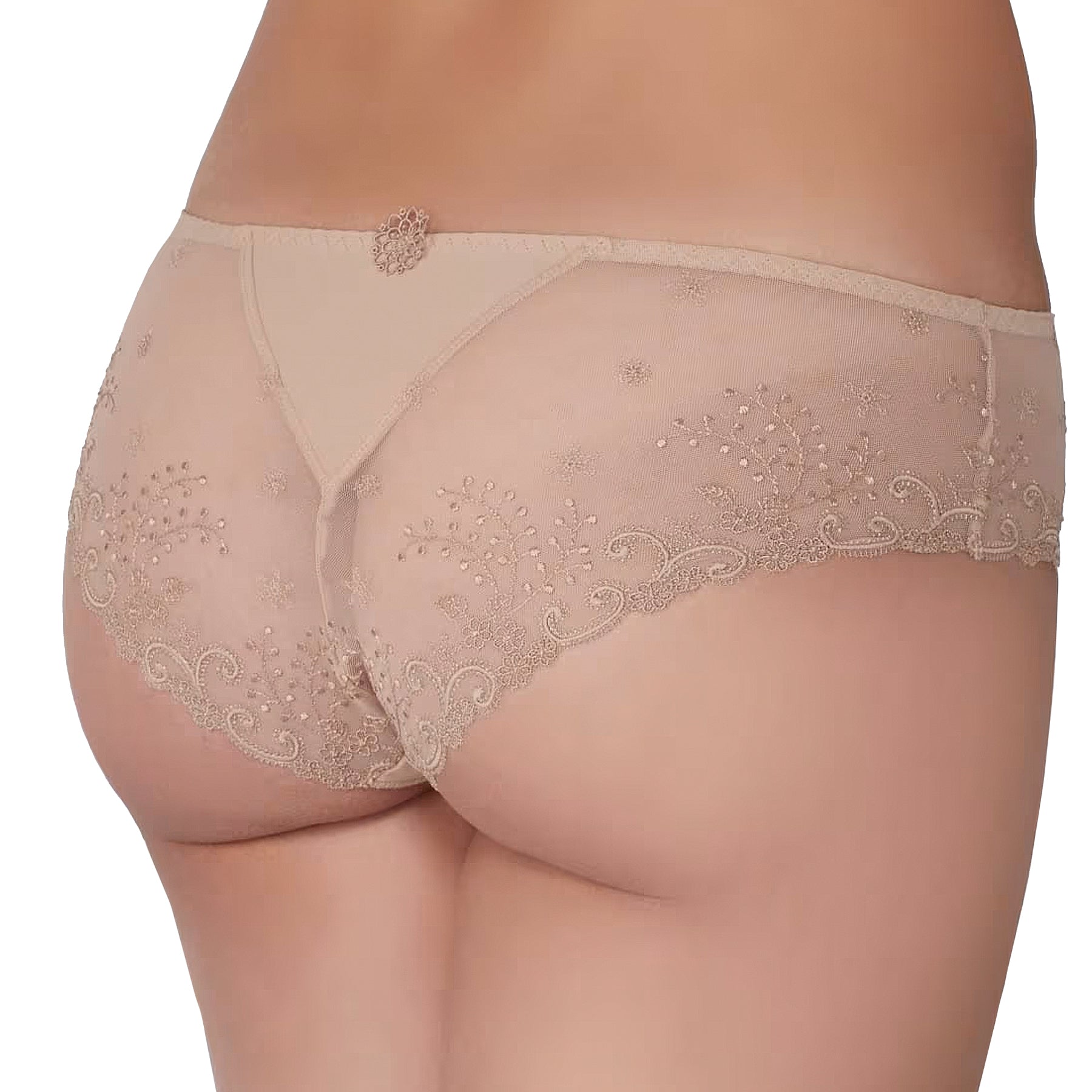 Simone Perele Delice Boyshort 12X630 Nude Back