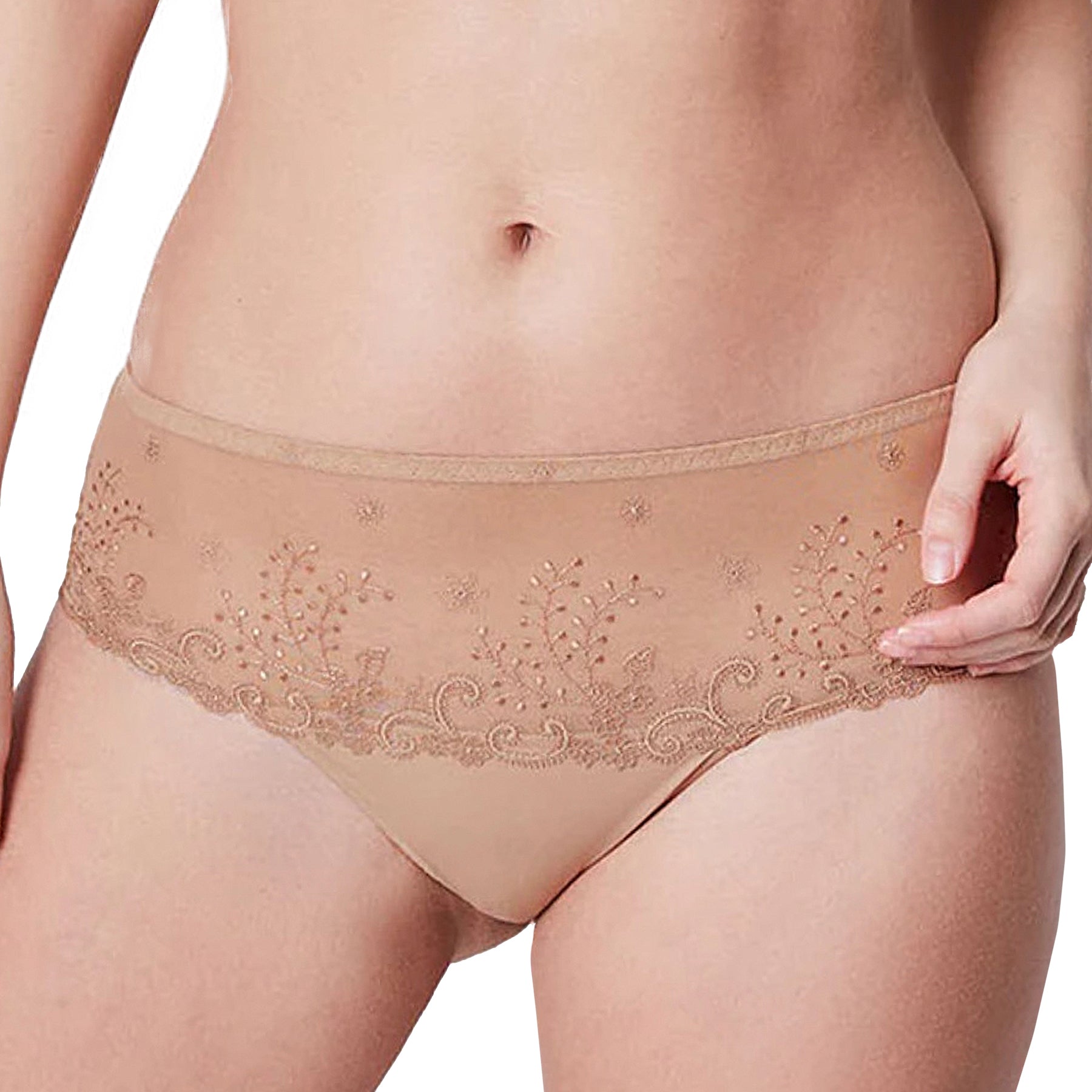 Simone Perele Delice Boyshort 12X630 Nude Front