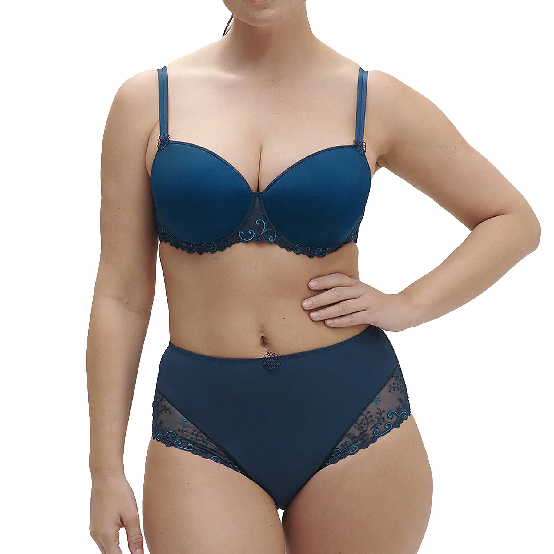 Simone Perele Delice Control Brief 12X770 Prestige Blue Set