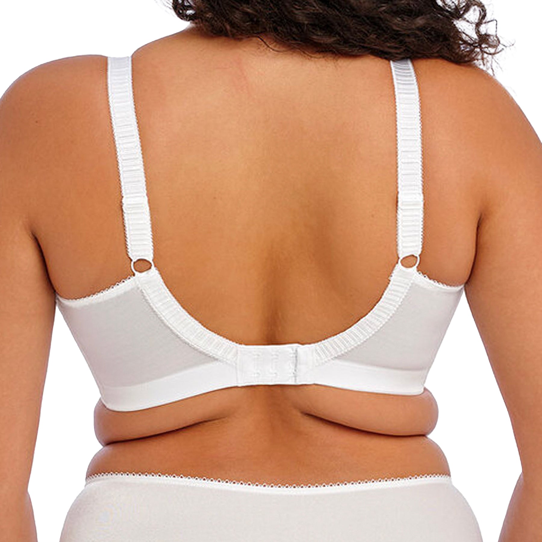 Elomi Cate Side-Support Soft Cup Bra EL4033 White Back