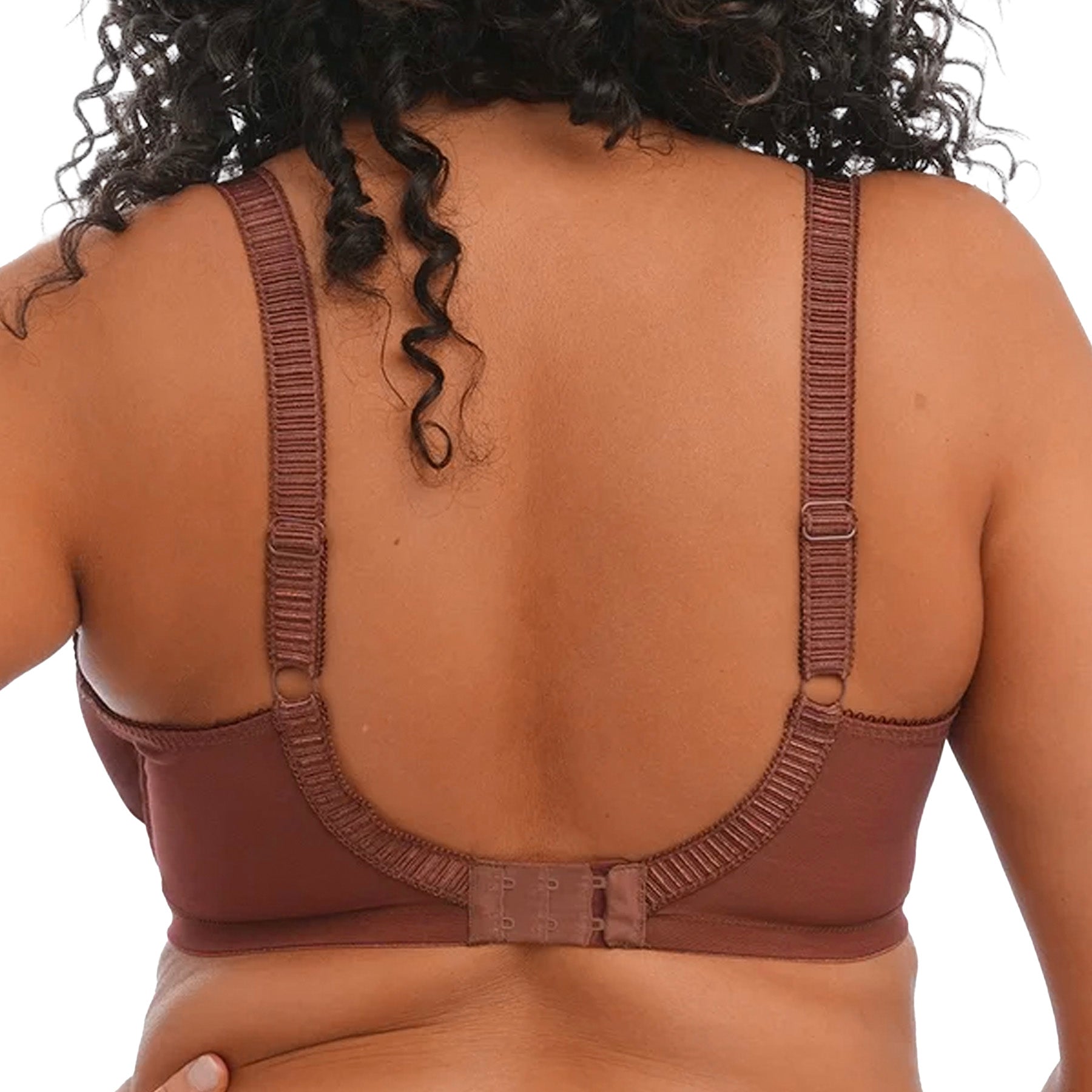 Elomi Cate Underwire Full Cup Banded Bra EL4030 Dark Copper Back