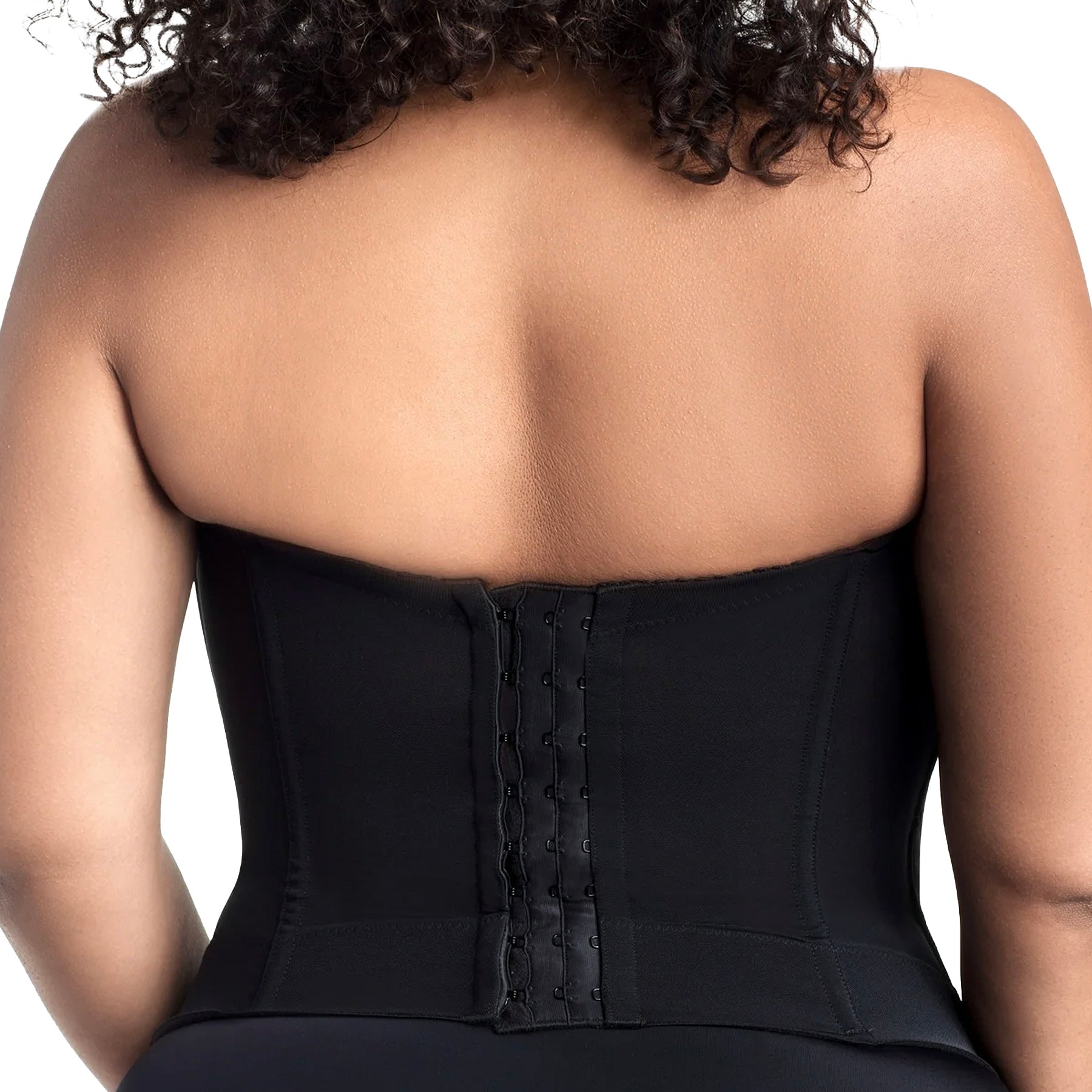 Elila Molded Strapless Longline Bra 6721 Black Back