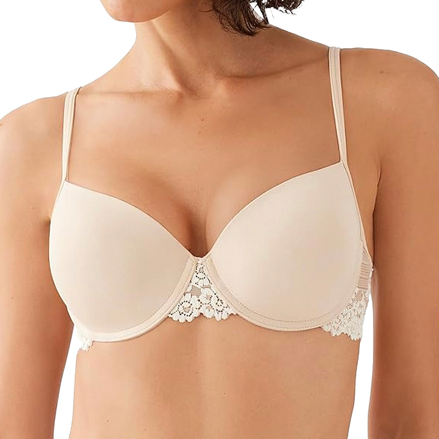 Wacoal Embrace Lace Push Up Bra 858191 Naturally Nude Front