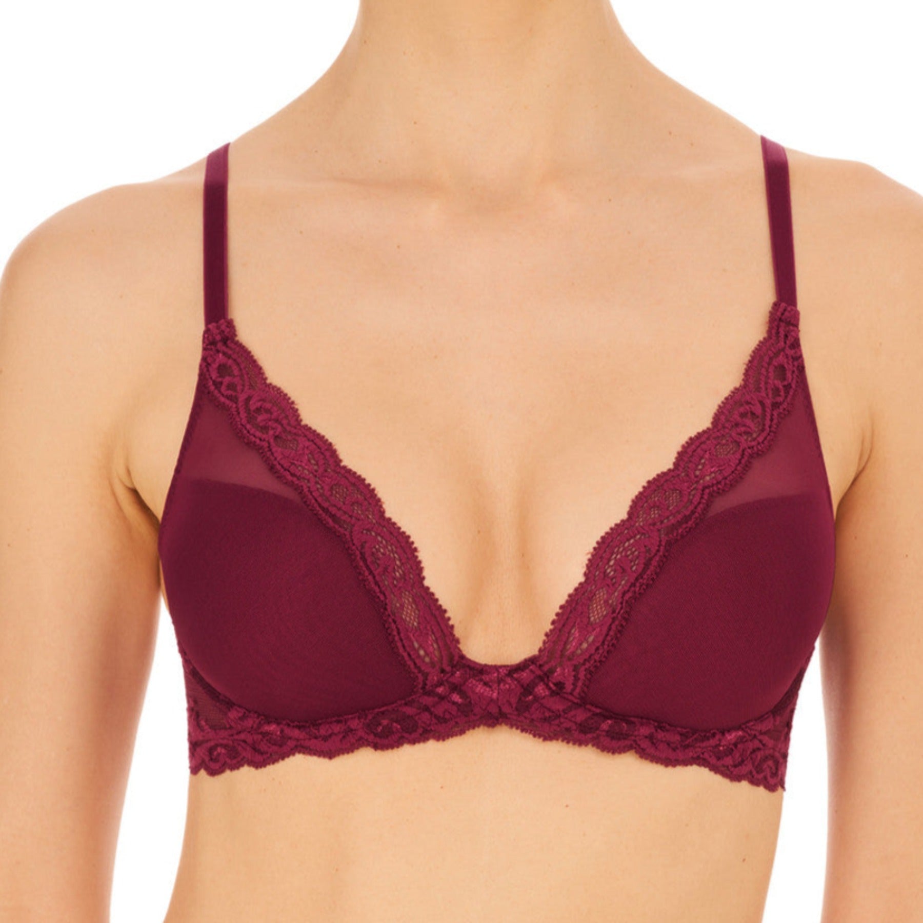 Natori Feathers Contour Plunge Bra 730023 - Crushed Velvet