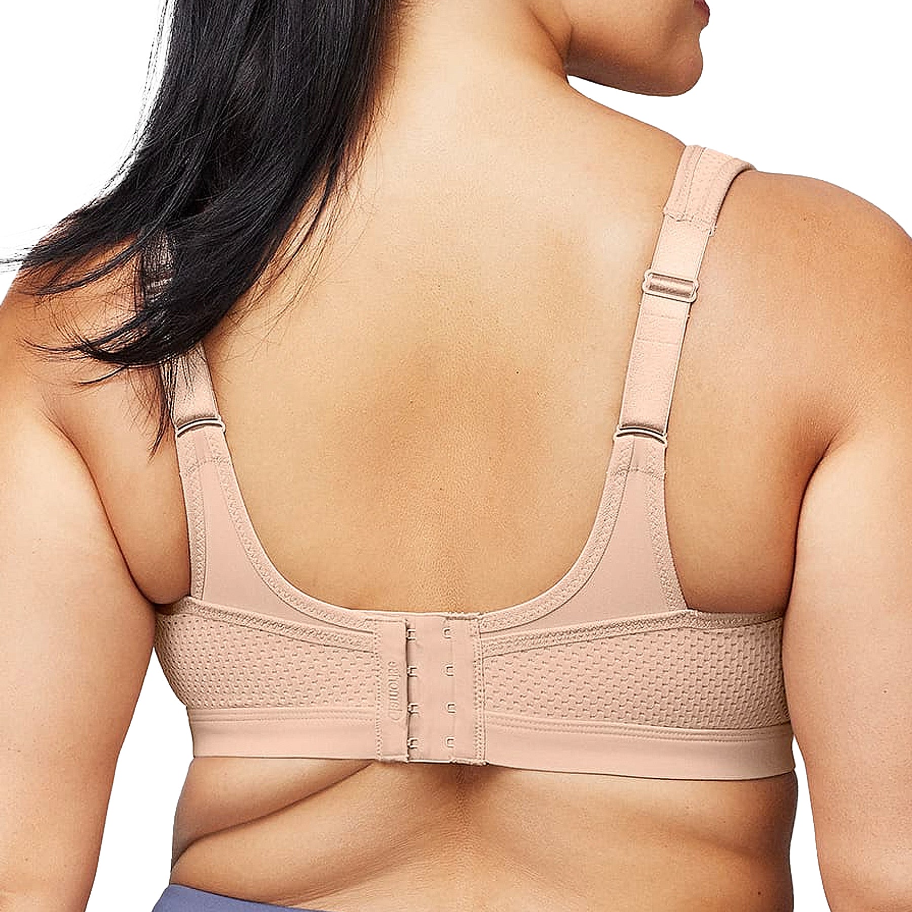 Glamorise High Impact Underwire Sports Bra 9066 Cafe Back