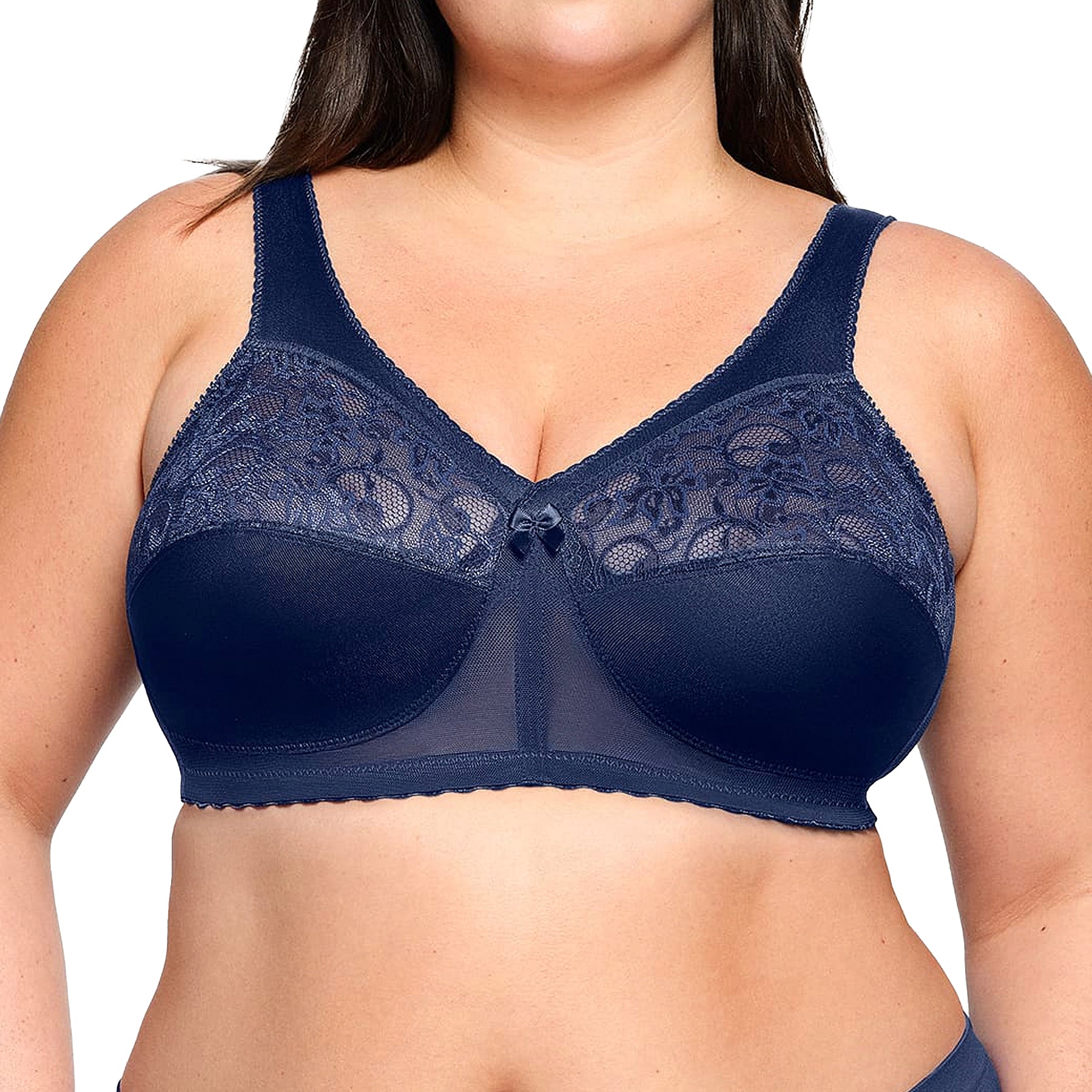 Glamorise MagicLift Original Support Bra 1000 Blue Front