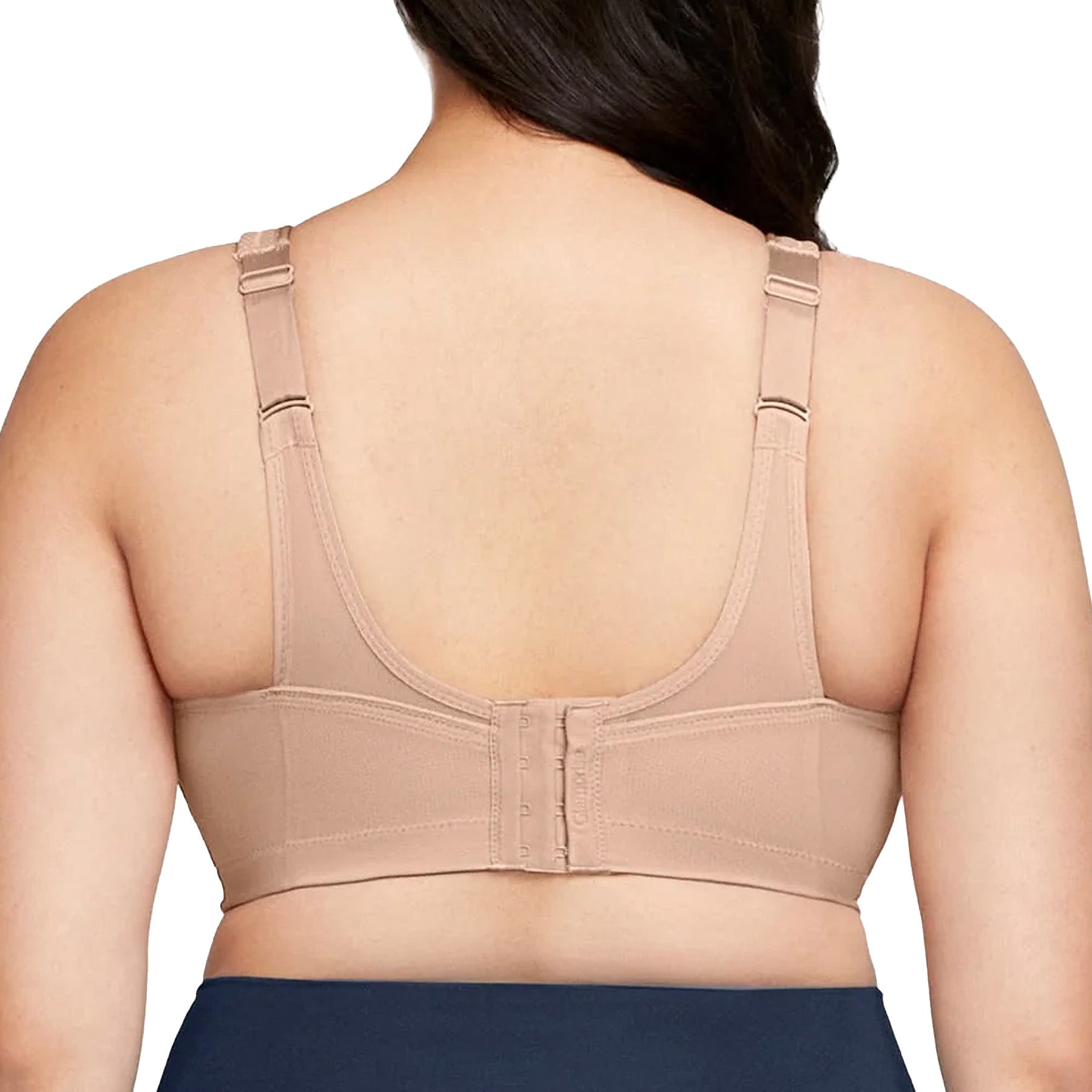 Glamorise MagicLift Seamless Sports Bra 1006 Cafe Back