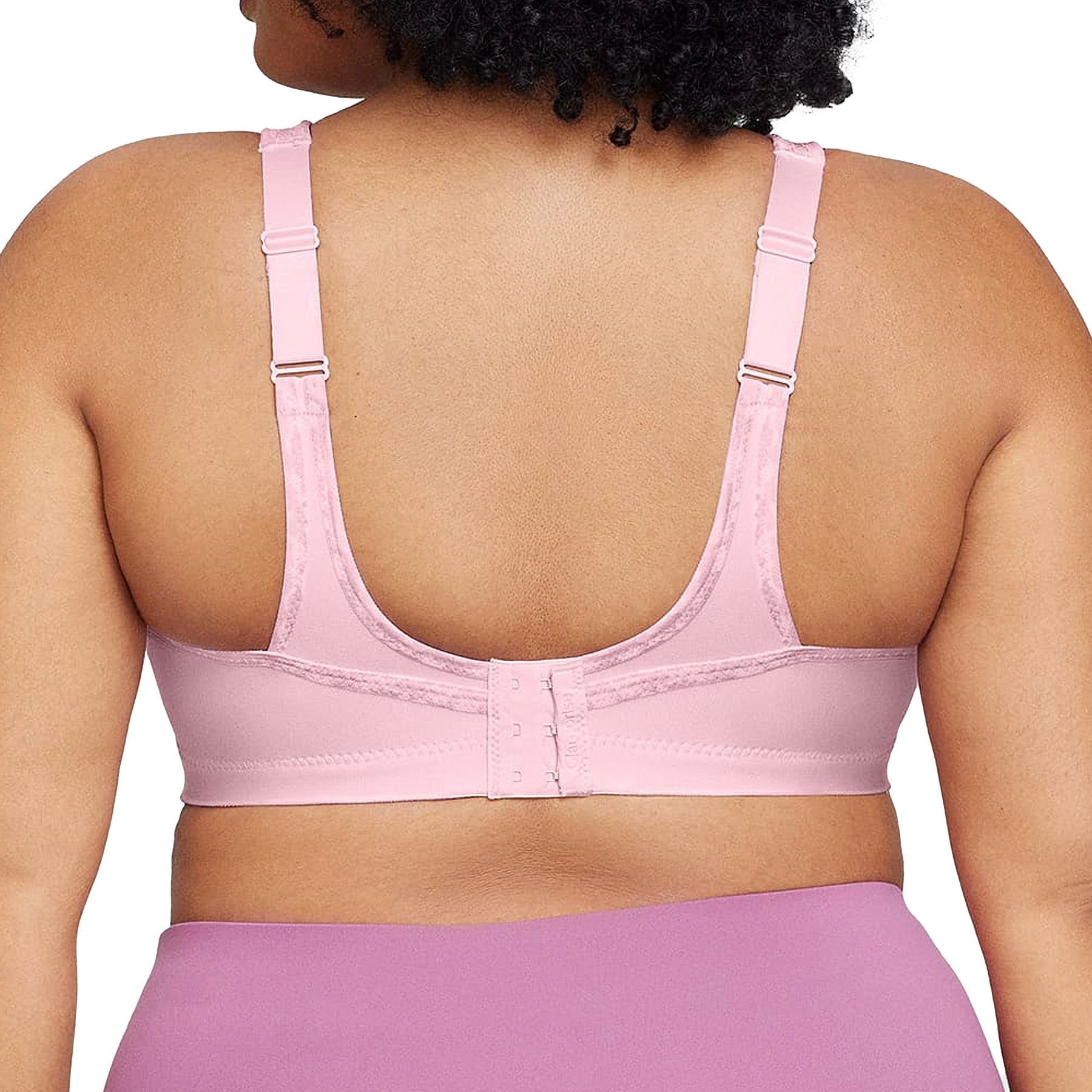 Glamorise No‑Bounce Cami Sports Bra 1066 Parfait Pink Back