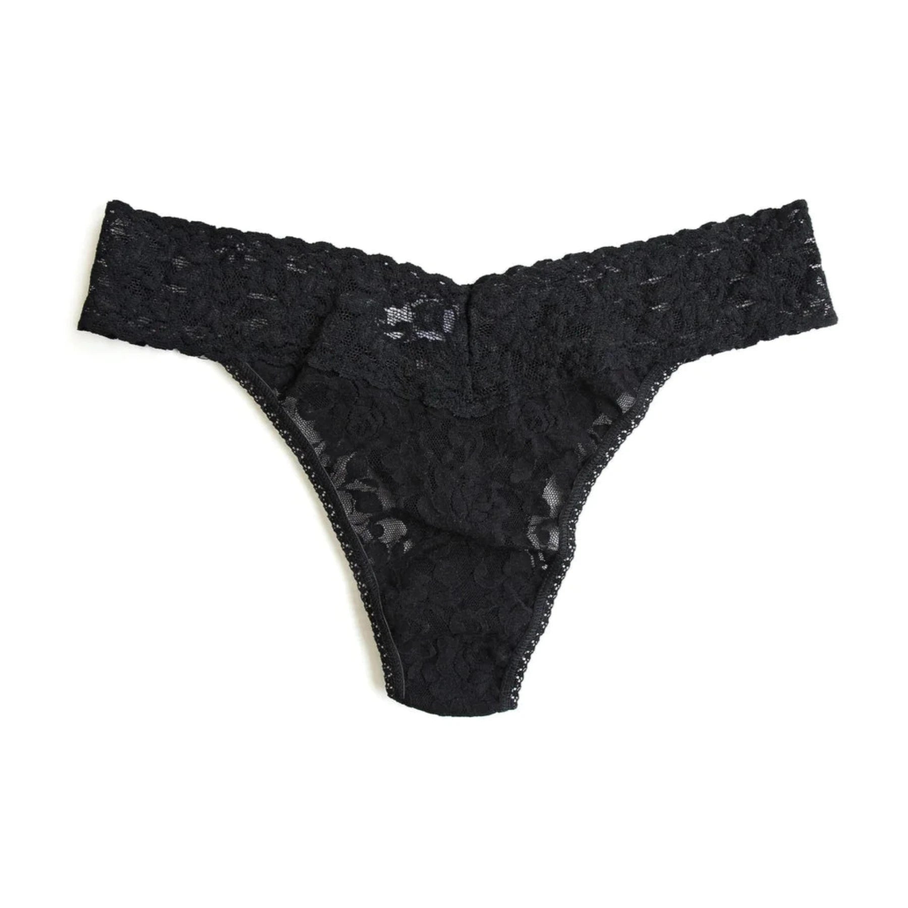 Hanky Panky Signature Lace Original Rise Thong 4811 - Black