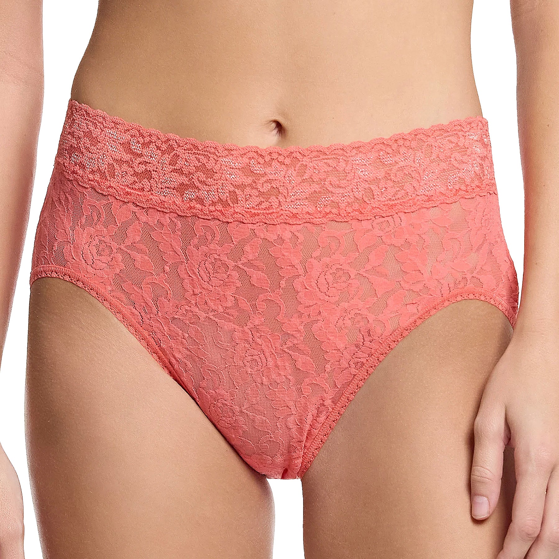 Hanky Panky Signature Lace® French Brief 461 Courageous Coral Front