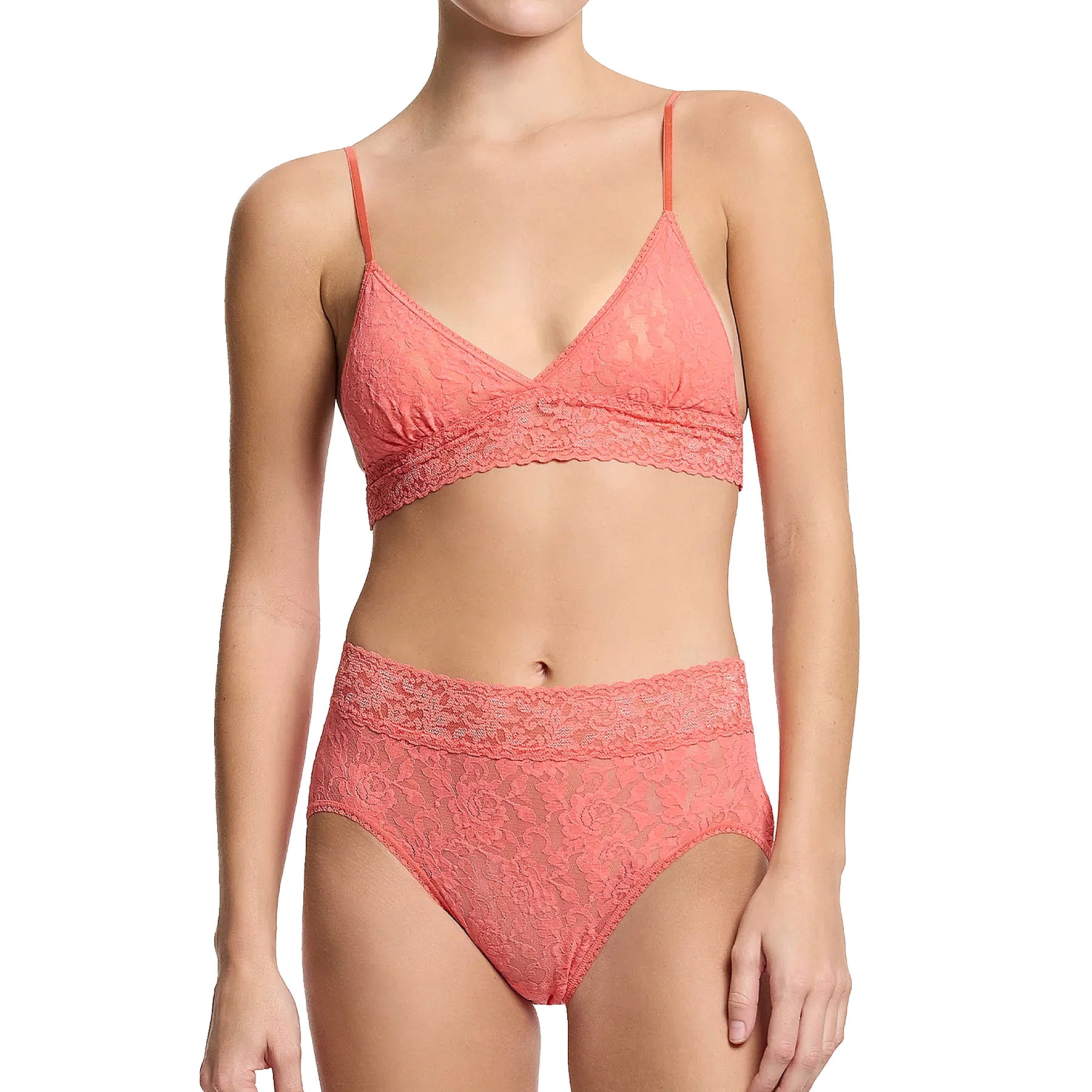 Hanky Panky Signature Lace® French Brief 461 Courageous Coral Set