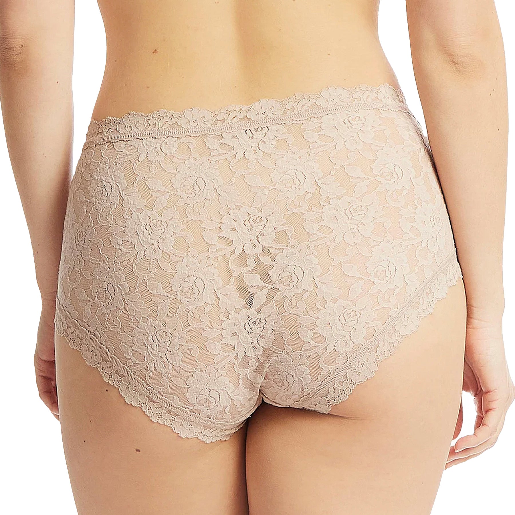 Hanky Panky Signature Lace High Rise Boyshort 481292 Chai Back