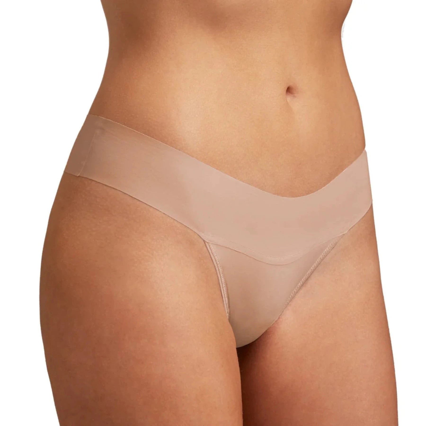 Hanky Panky BreatheSoft Natural Rise Thong 6J1661 - Taupe