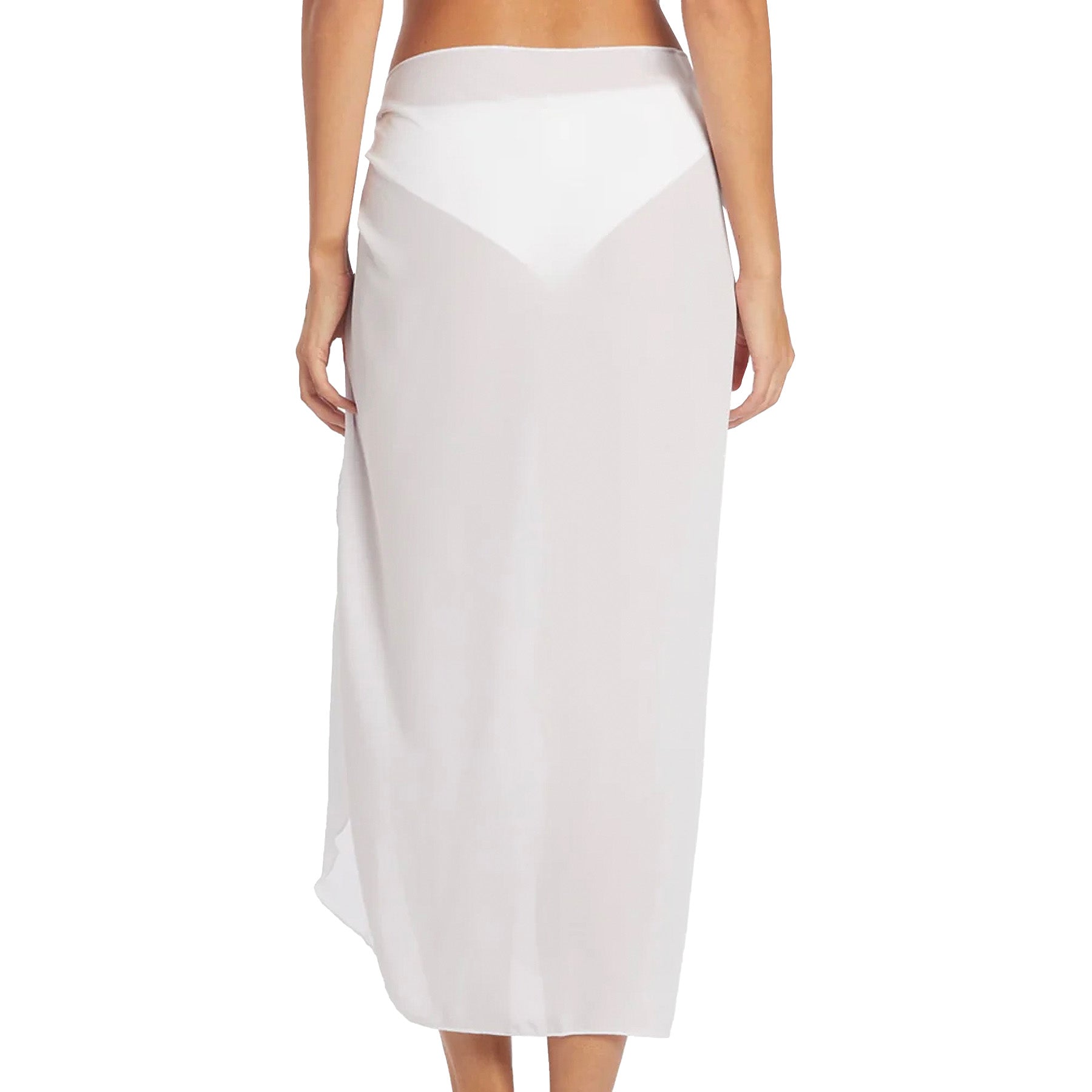J. Valdi Long Sarong J001 White Back