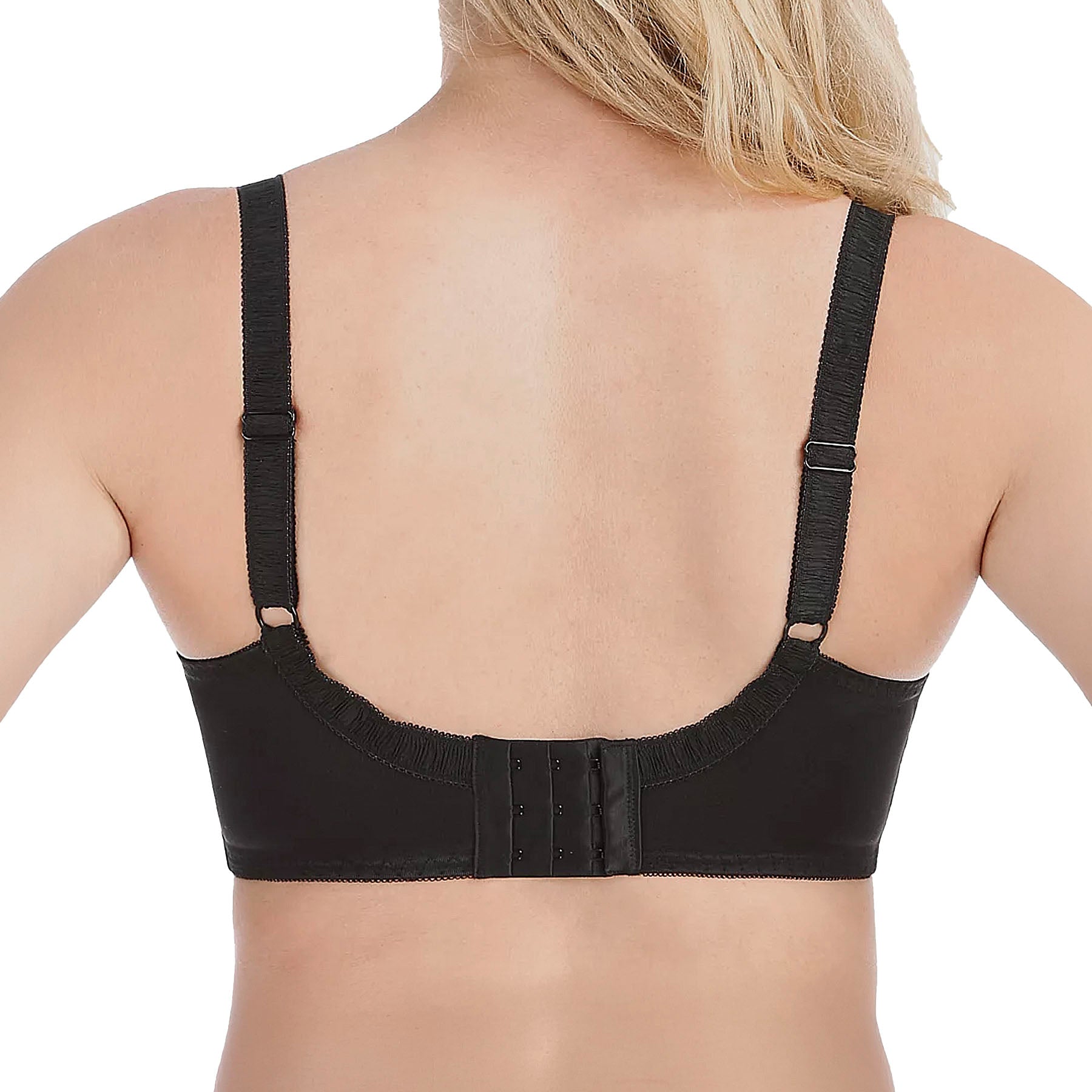 Fit Fully Yours Joyce See-Thru Lace Bra B2536 Black Back