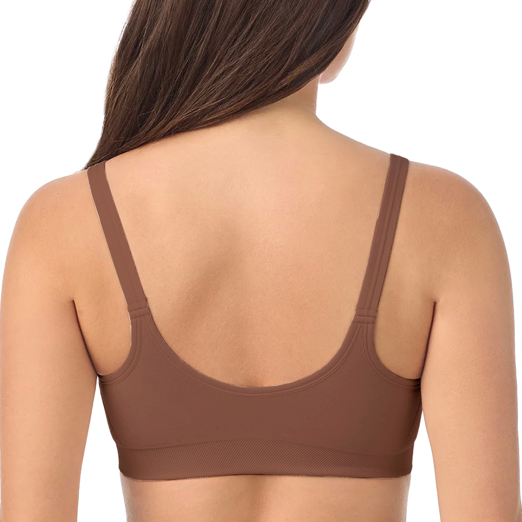Le Mystere Seamless Comfort Bralette 3317 Cappucino Back