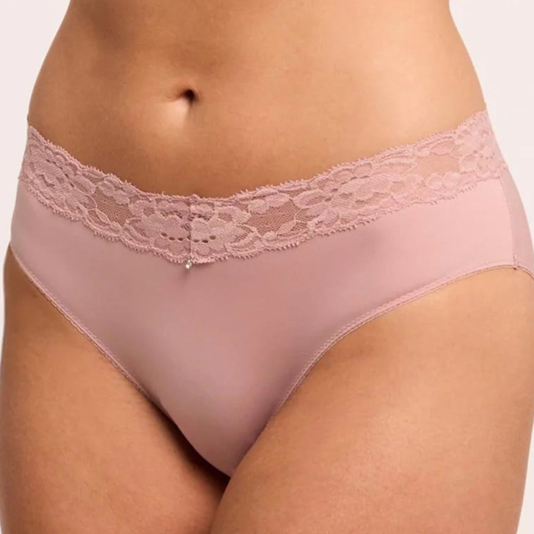Montelle Essentials High-Cut Brief Panty 9004 - Ballet Pink