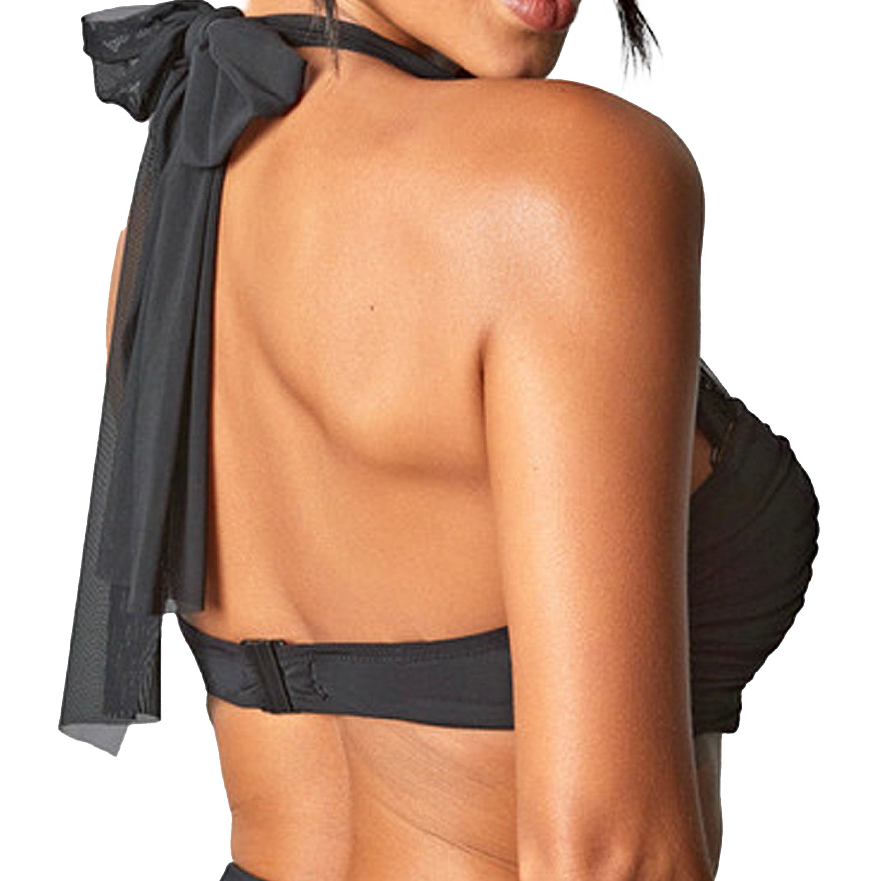 Panache Margot Bandeau Bikini Top SW1963 Tulle Black Back