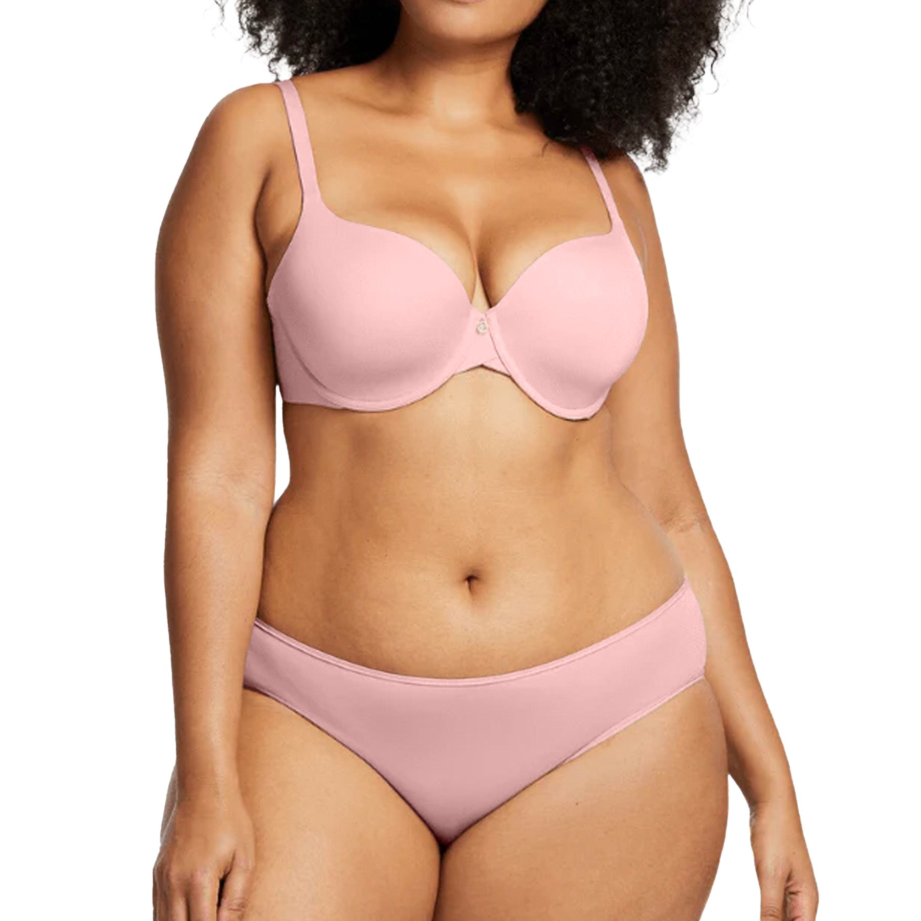 Montelle Pure Demi Cup T-Shirt Bra 9310 Blush Set
