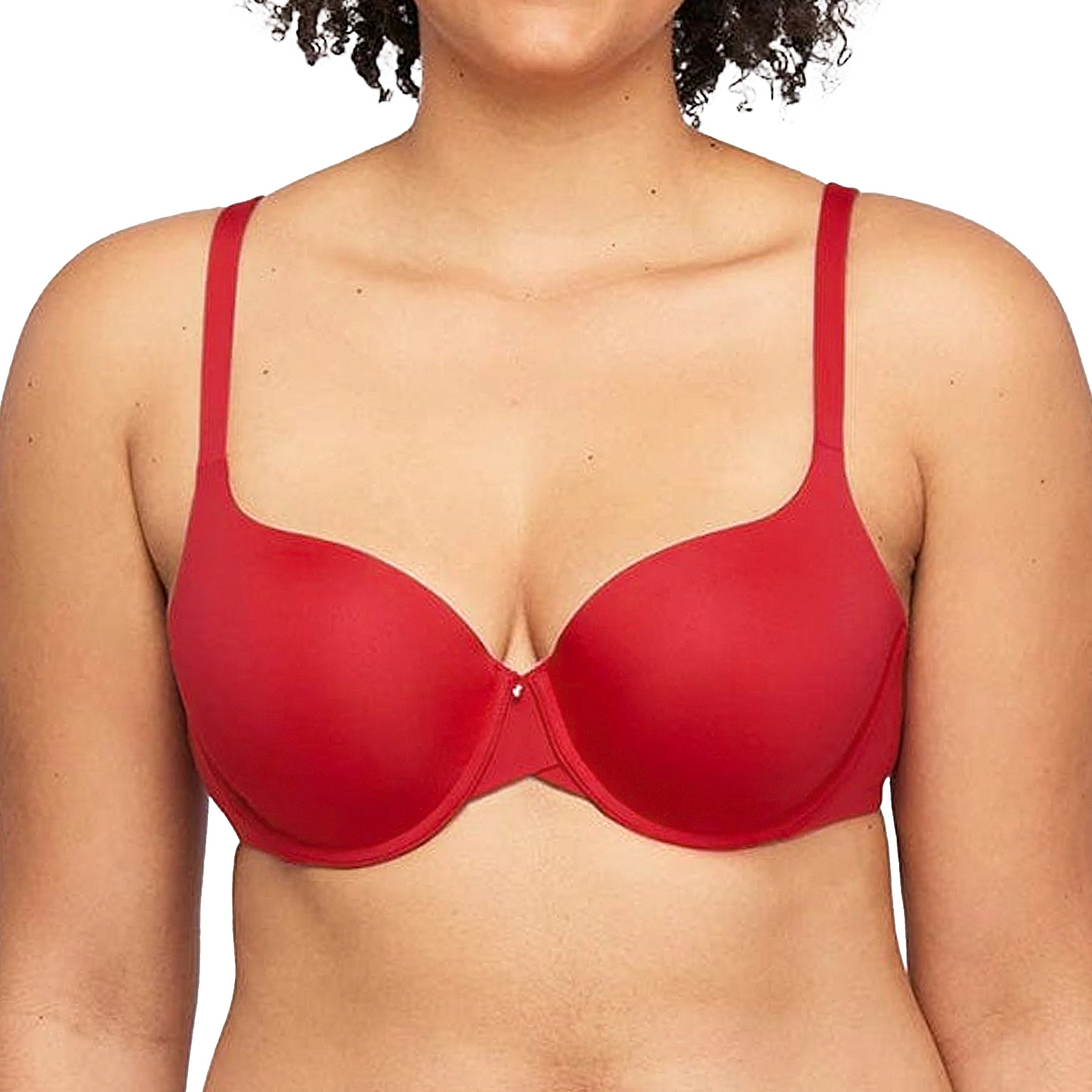 Montelle Pure Demi Cup T-Shirt Bra 9310 Sweet Red Front