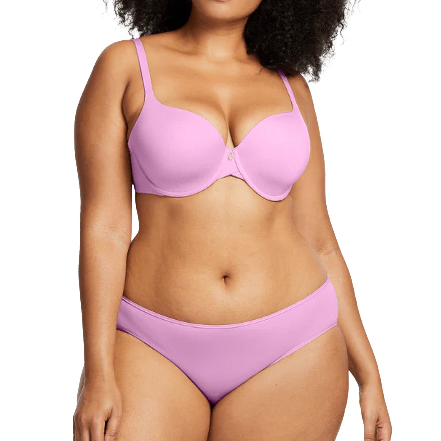 Montelle Pure Demi Cup T-Shirt Bra 9310 Wisteria Set