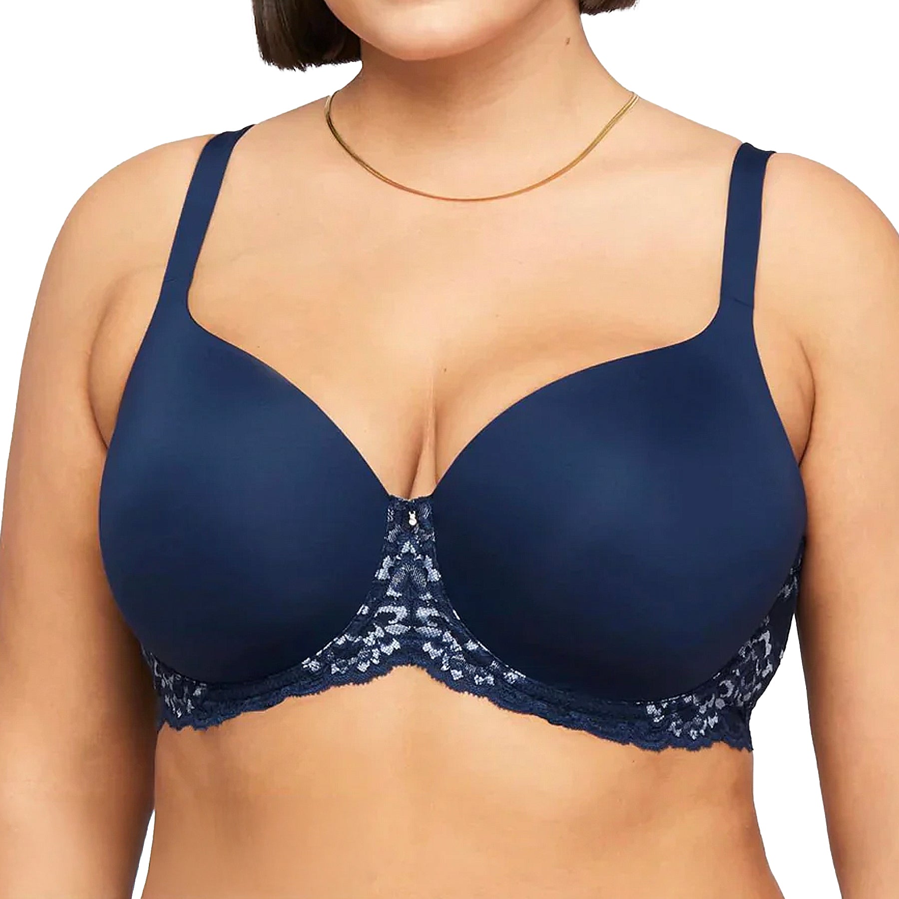 Montelle Pure Plus Full Cup T-Shirt Bra 9320 Gemstone Blue Heaven Front