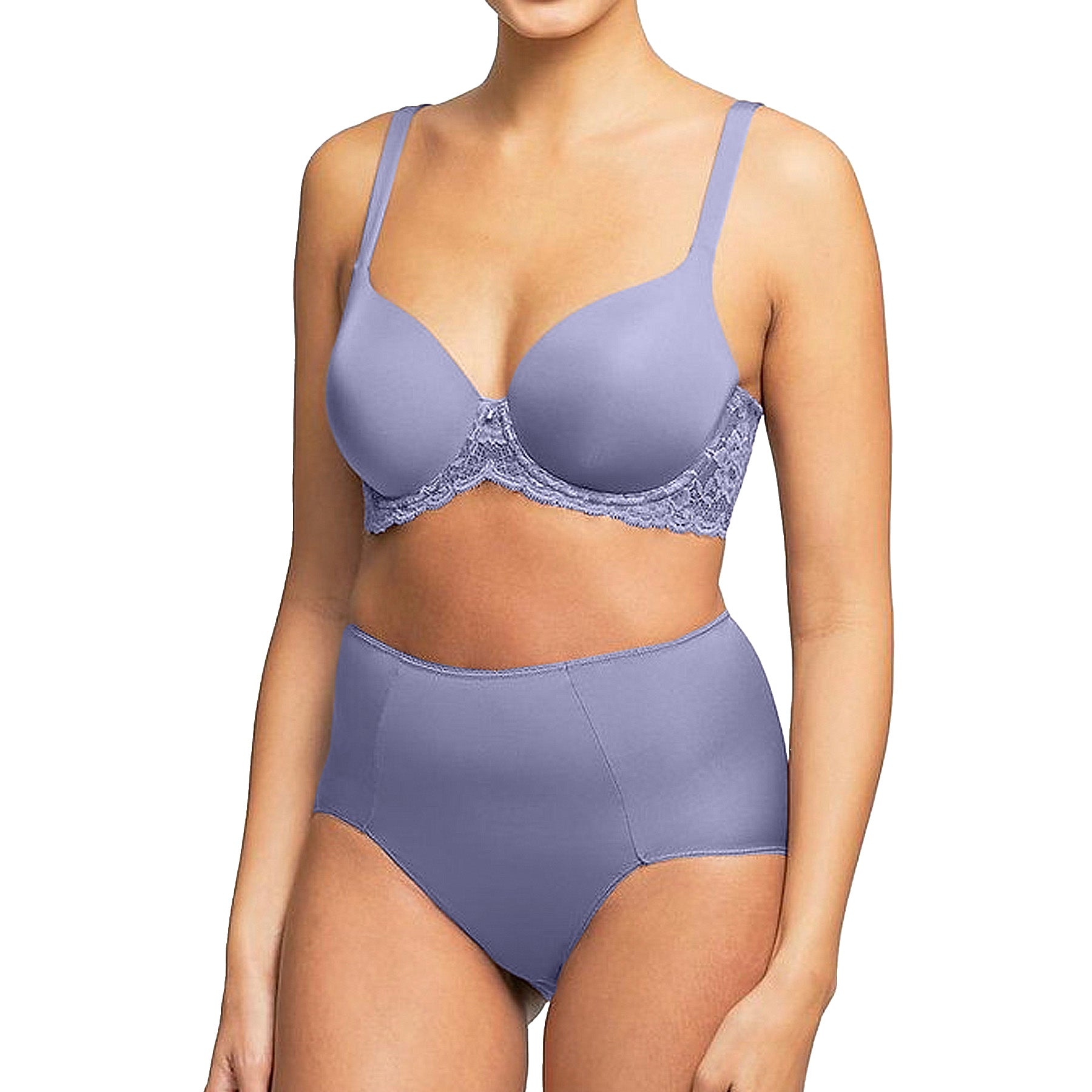Montelle Pure Plus Full Cup T-Shirt Bra 9320 Steel Set