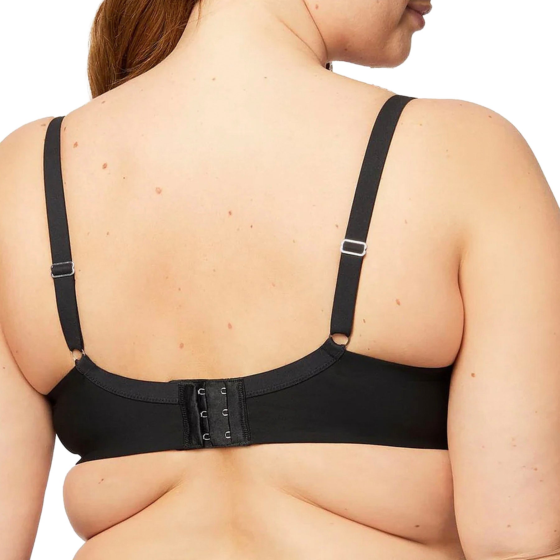 Montelle Sublime Spacer T-Shirt Bra 9321 Black Rear View