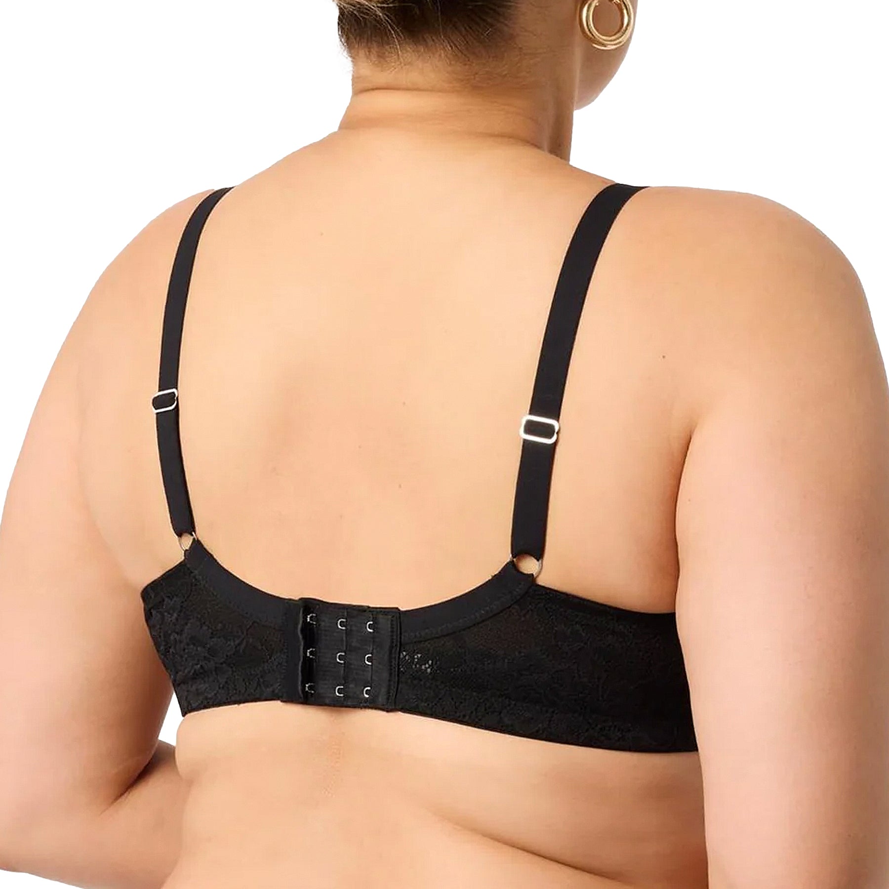Montelle Wire-Free Dream Bra 9326 Black Rear View