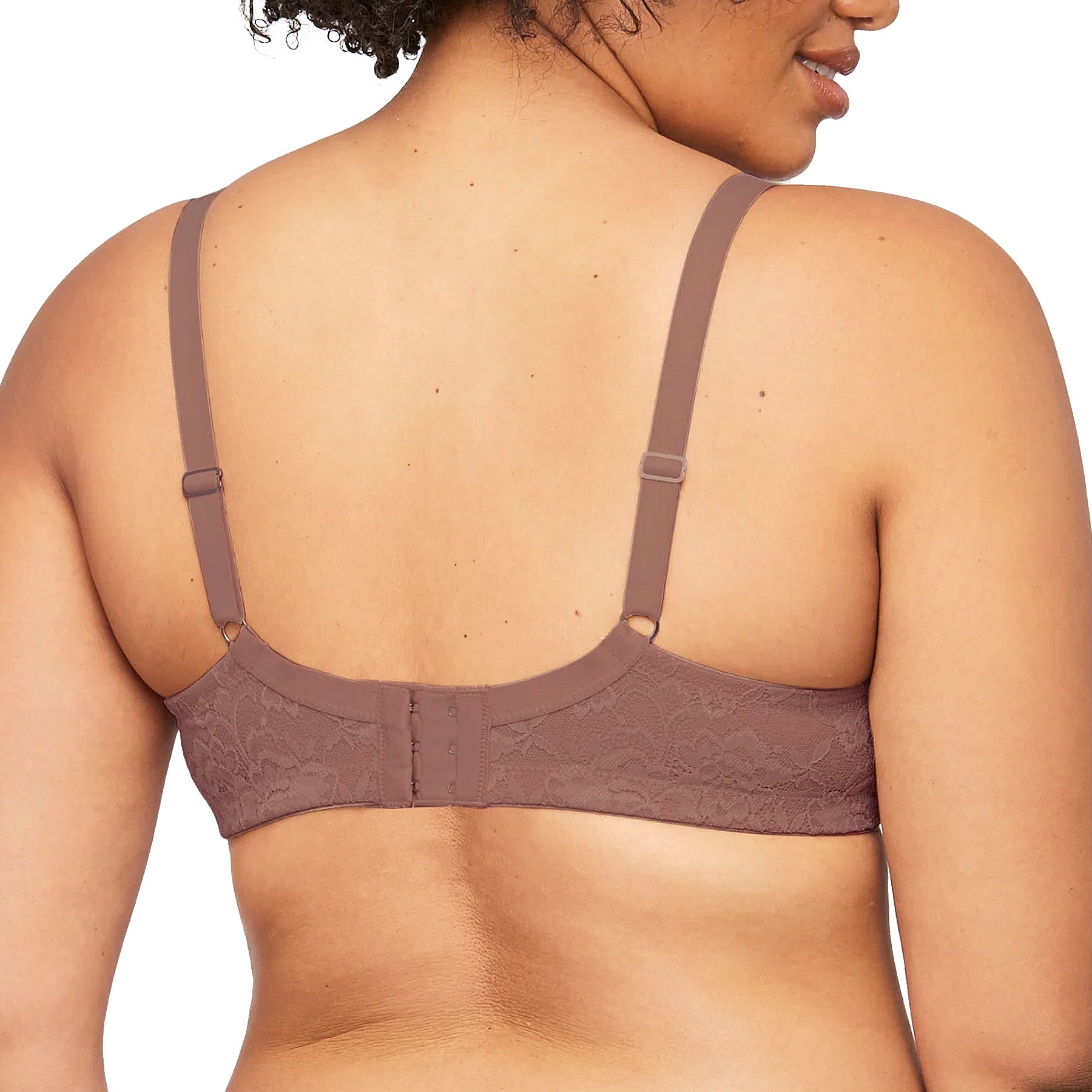 Montelle Wire-Free Dream Bra 9326 Pecan Rear View