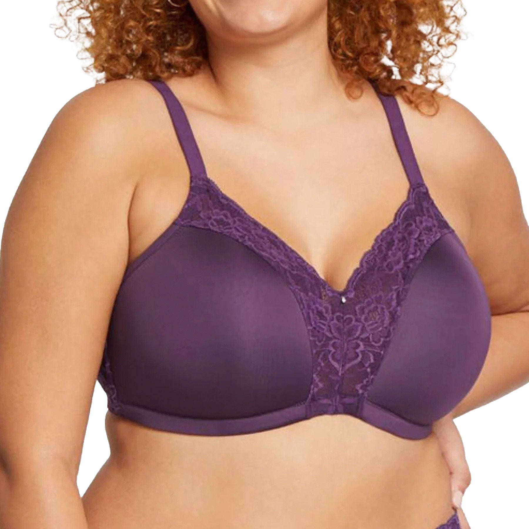 Montelle Wire-Free Dream Bra 9326 Pinot Front