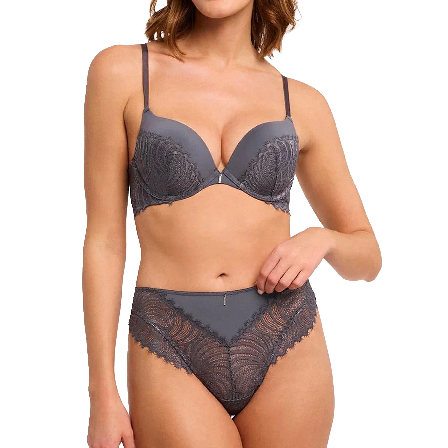 Montelle Lights Out Prodigy Bra 9712 Magnet Silver Set