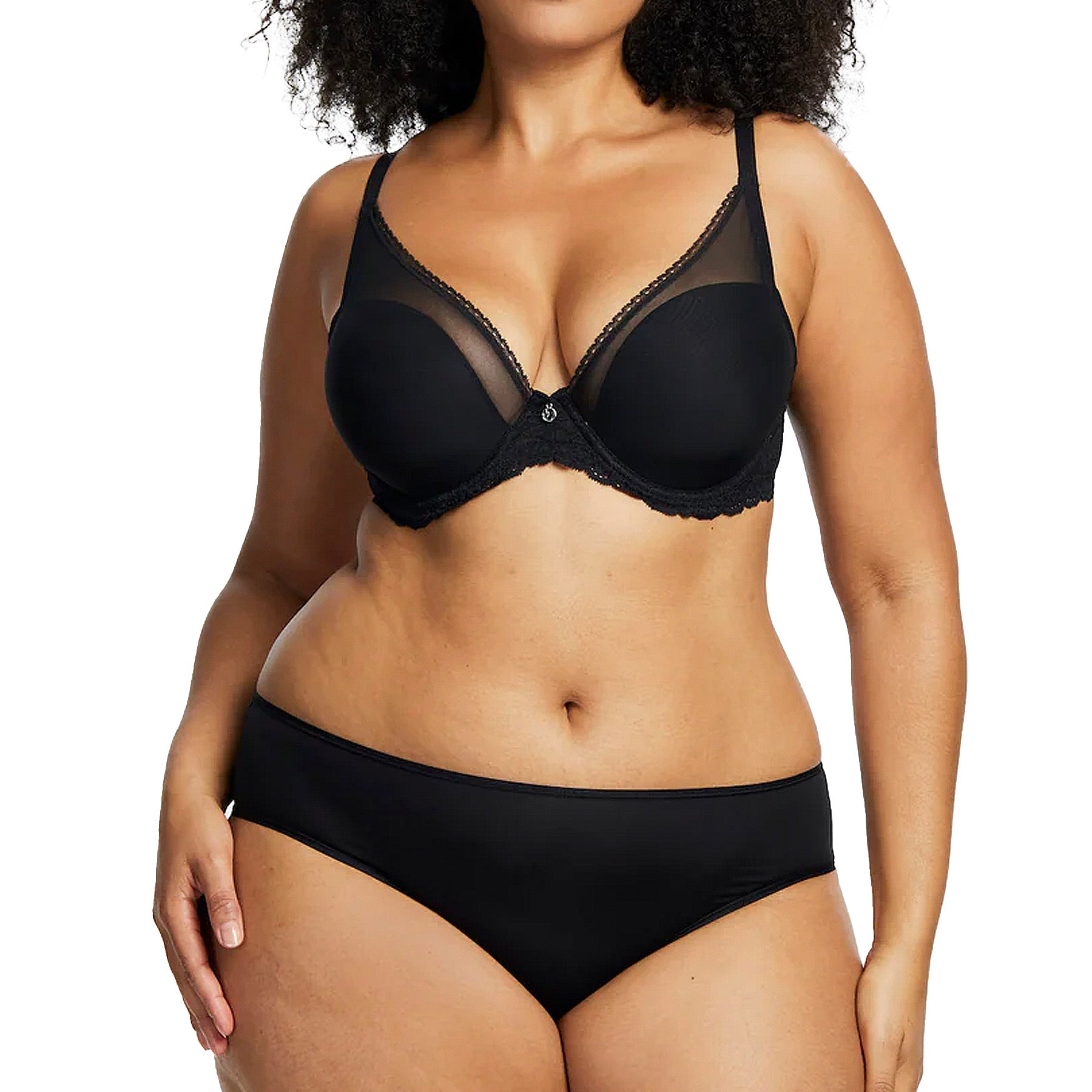 Montelle Mystique Plunge Bra 9314 Black Set