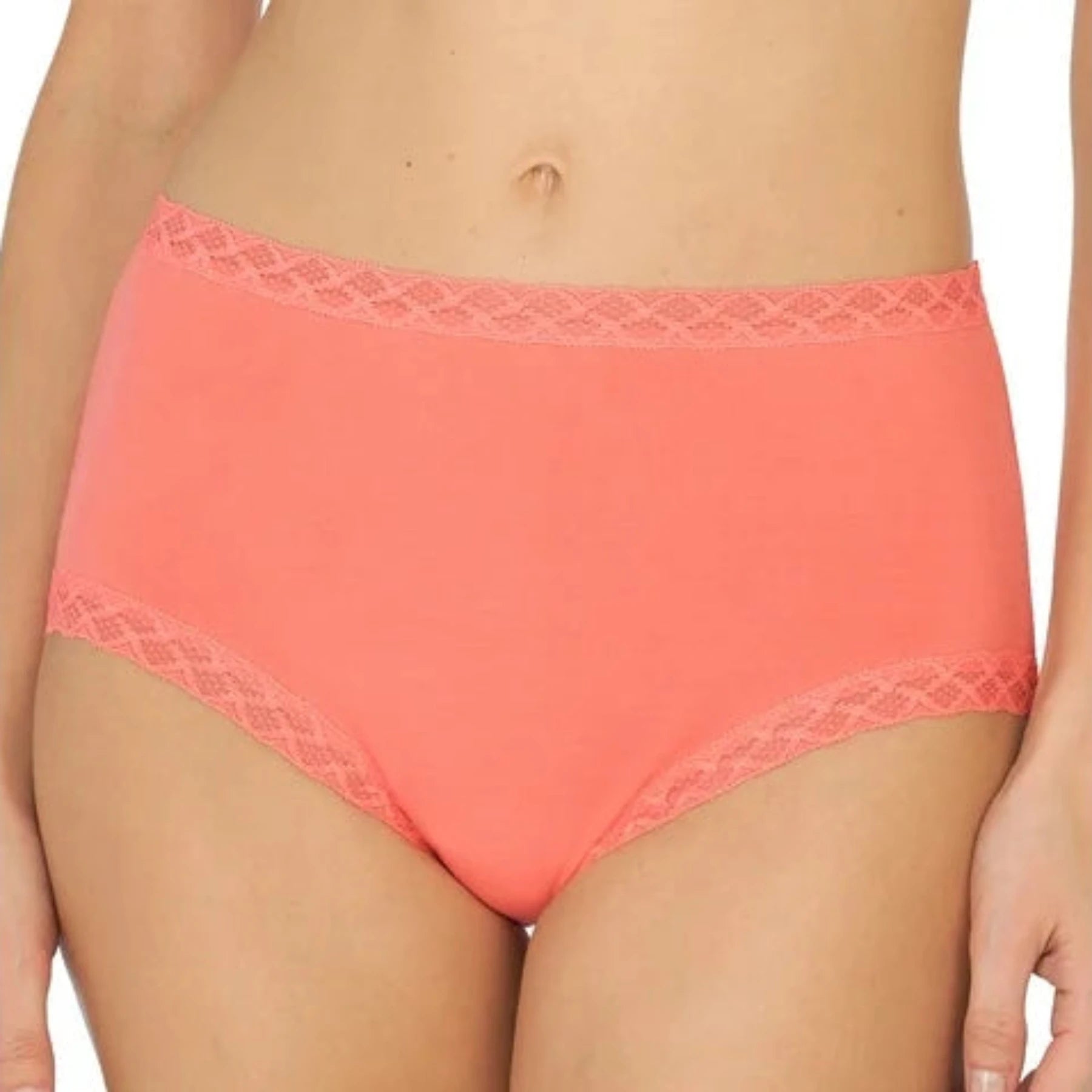 Natori Bliss Cotton Full Brief Panty 755058 - Papaya