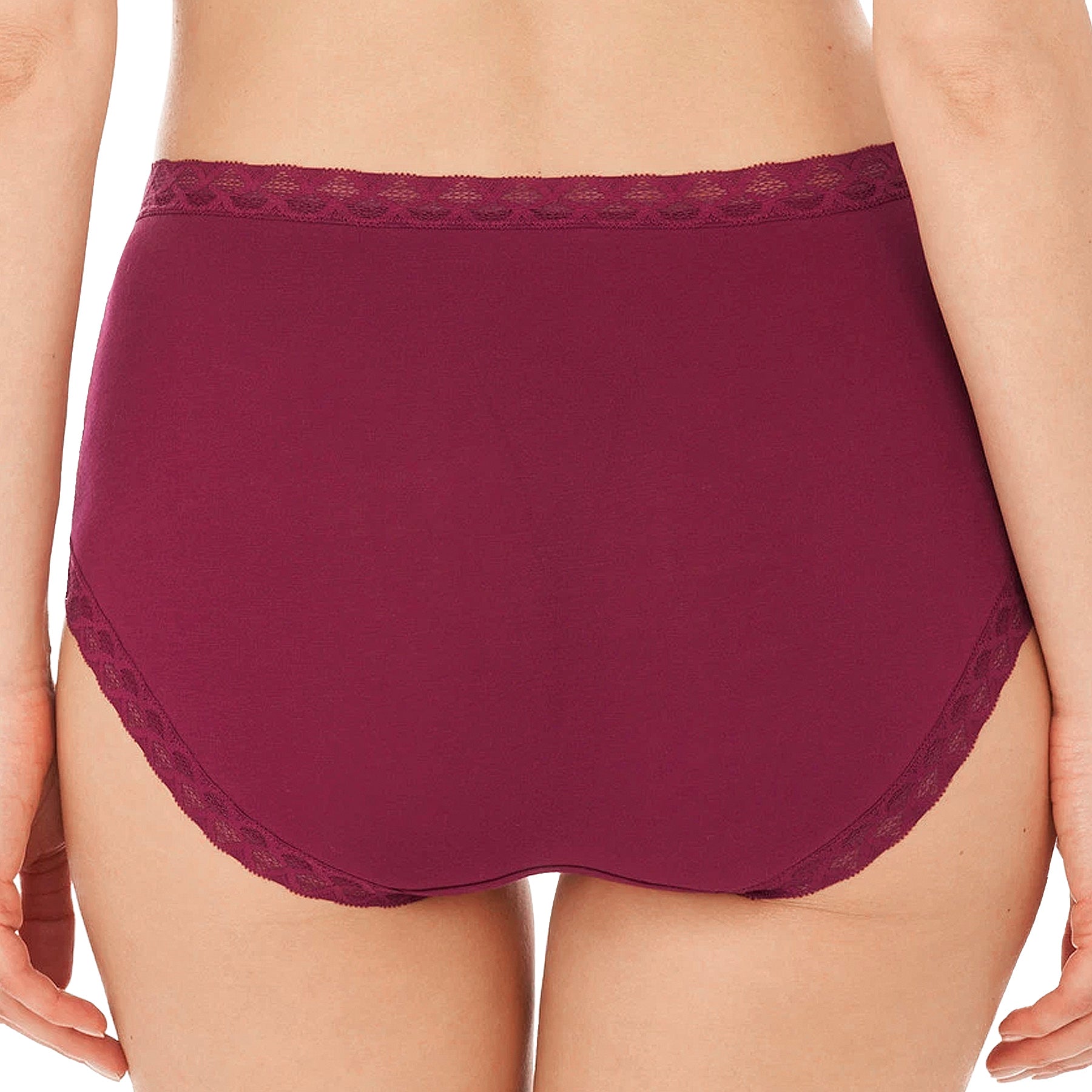 Natori Bliss Cotton Full Brief Panty 755058 Crushed Velvet Back