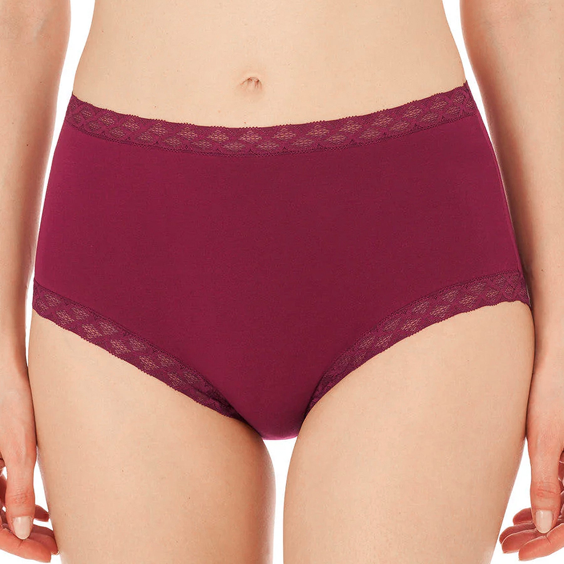 Natori Bliss Cotton Full Brief Panty 755058 Crushed Velvet Front